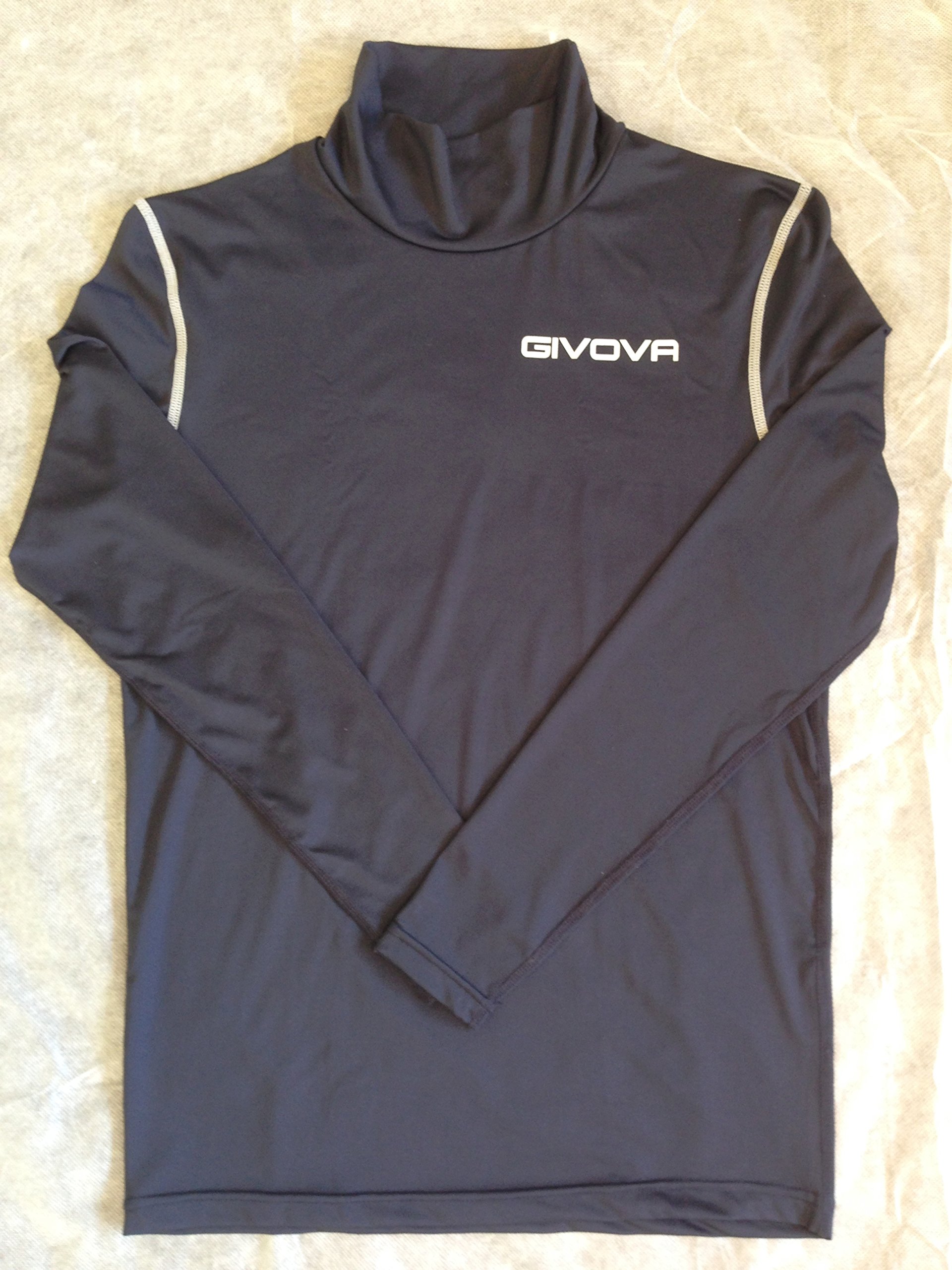 Givova, corpus 3 elastisches ärmel- unterhemd m/l, blau, XL
