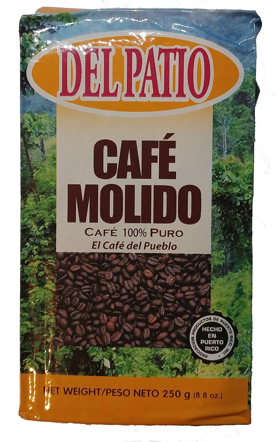 Puerto Rican Variety Pack Ground Coffee - 4 Local Favorites in 8 Ounce Bags V.3 (2 Pound Total) Includes 2 Envelopes Of Sason Accent