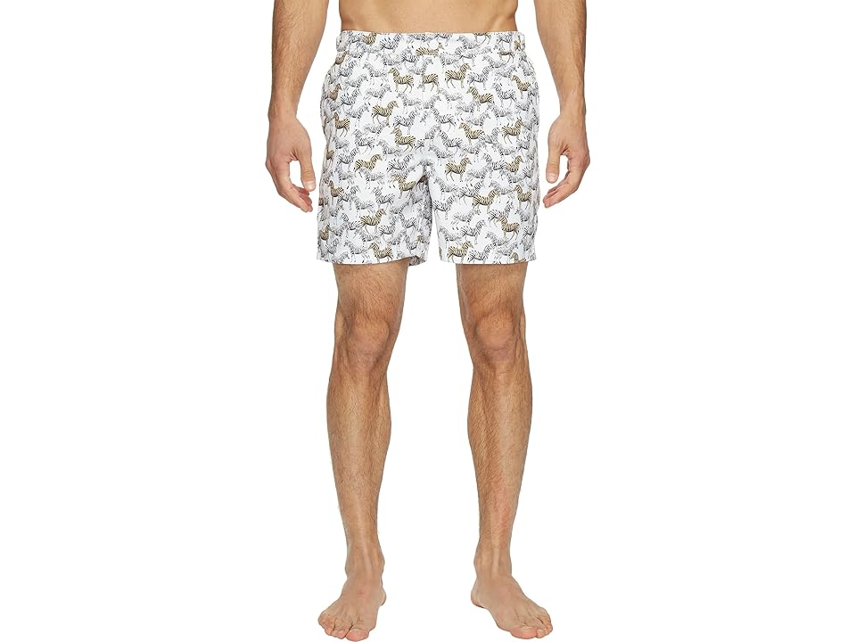 

Original Penguin Zebra Fixed Volley (Bright White) Men's Swimwear