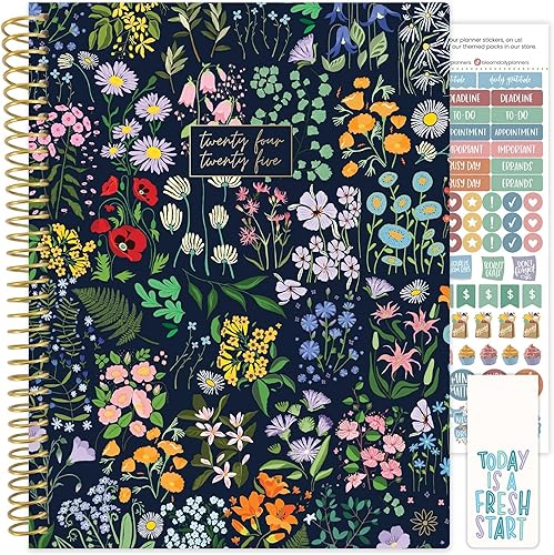 bloom daily planners Agenda del año académico 2024-2025 (8.5 x 11 pulgadas) (julio de 2024 a julio de 2025)  Organizador semanal y mensual con
