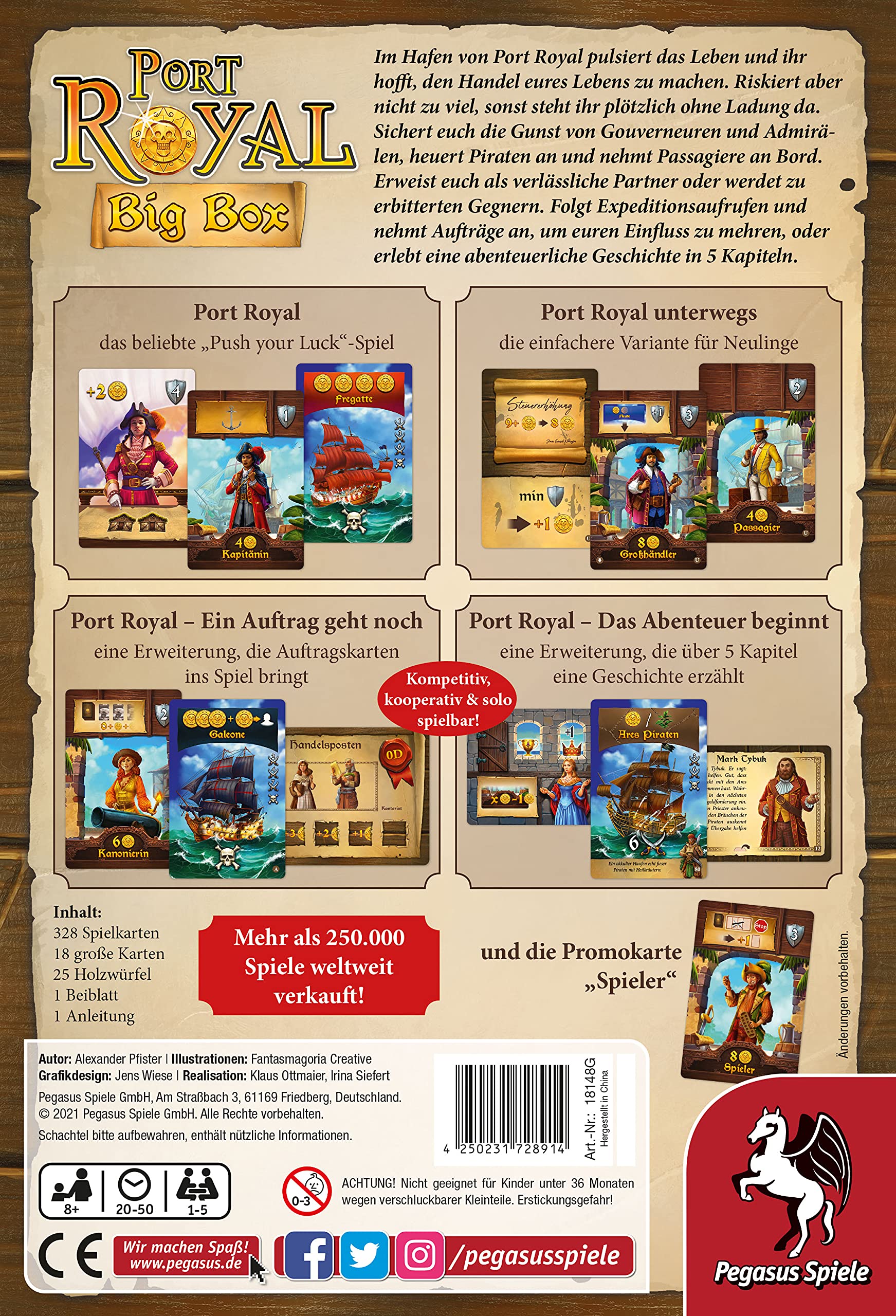 Pegasus Spiele- Jeux de Cartes, 18148G, Aucune ,Allemand