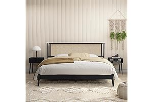 Elegant & Serene Ruby Wicker King Bed Frame