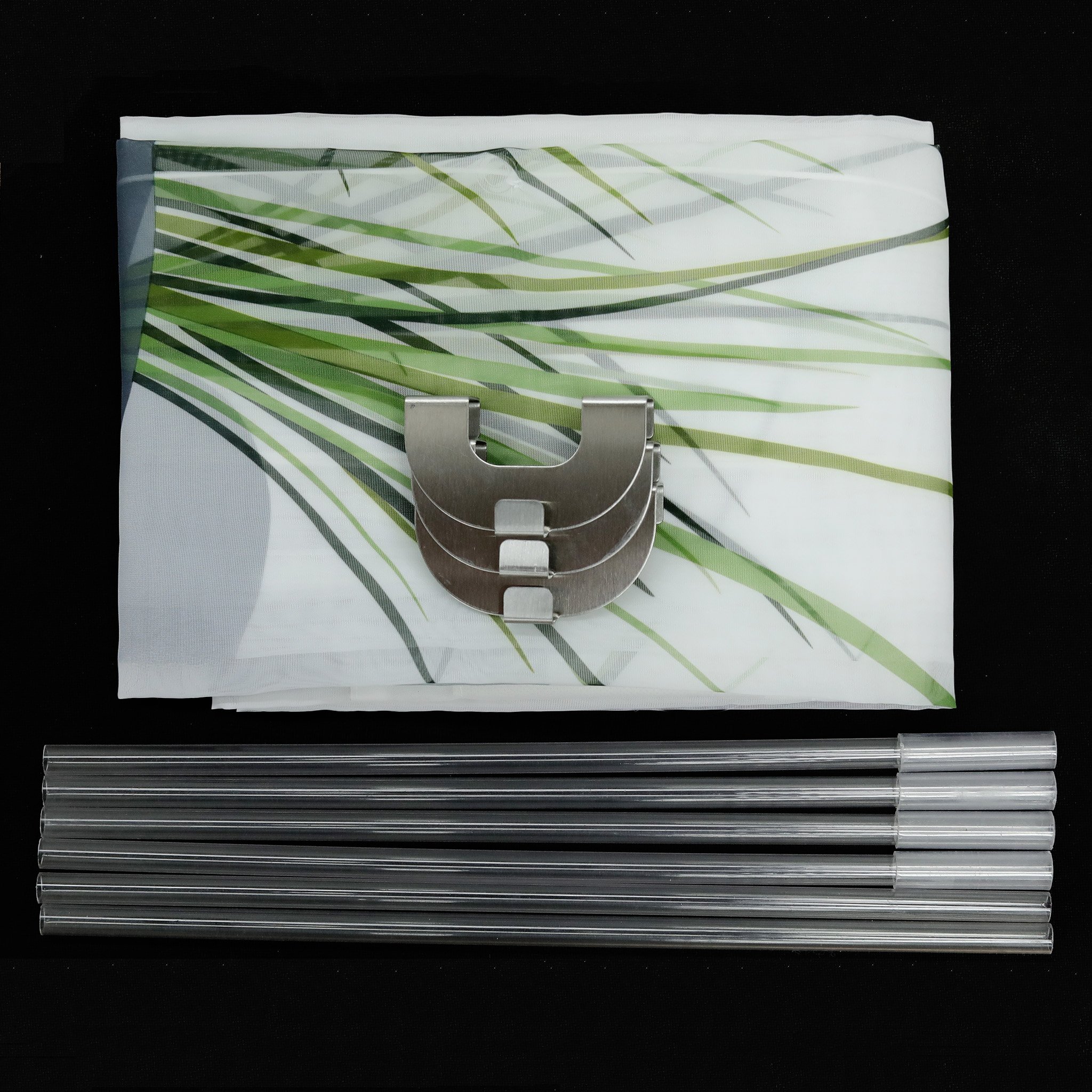 Tenda A Pacchetto Michelle Joyswahl In Voile Trasparente | Con Ganci E Occhielli | 100% Poliestere 60x140 Cm Bianco