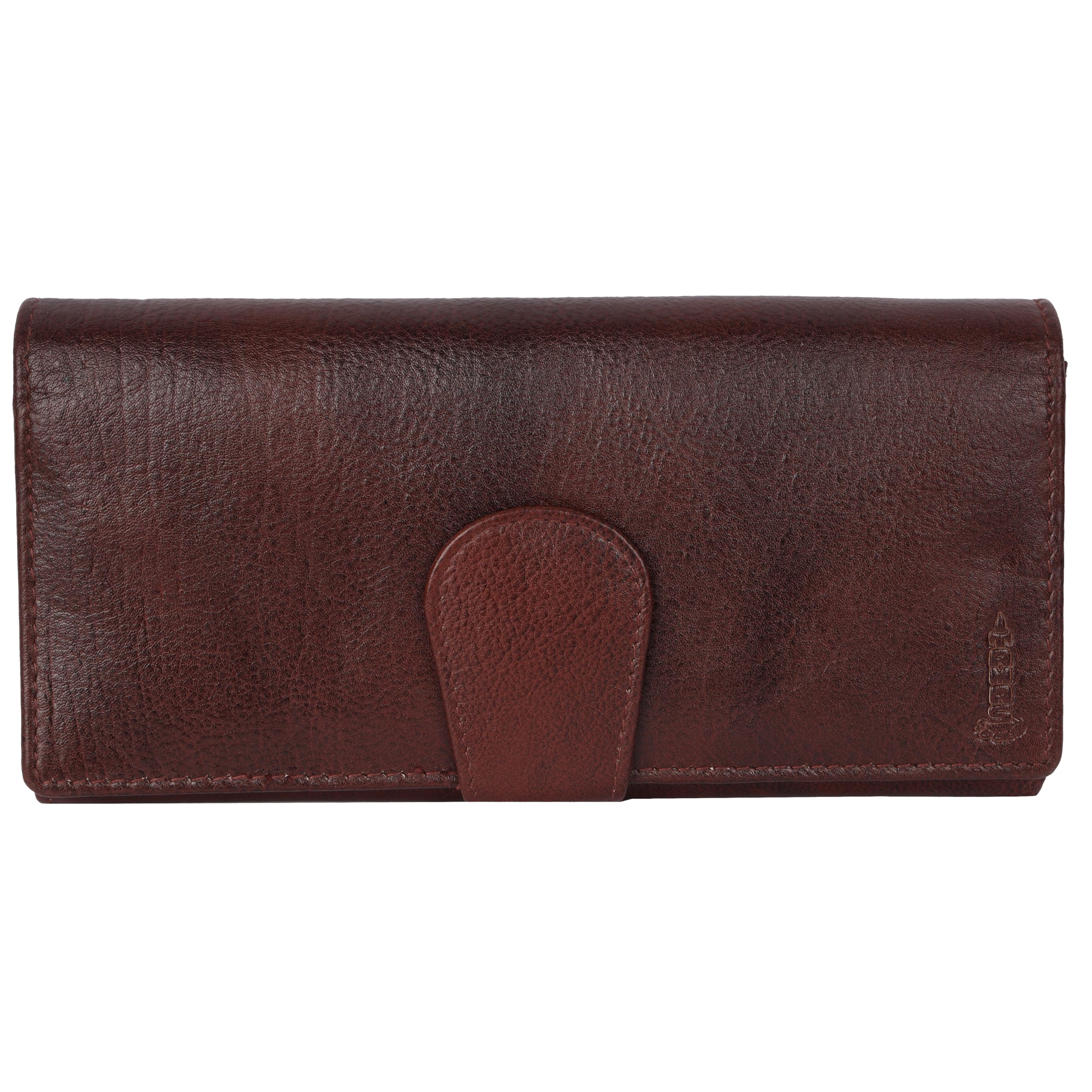 tamas society Elegant Leather Ladies Hand Clutch Gift for Women Hand Wallets Daily Use Wallet Purse, Deep Brown-picture-39