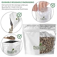 Vista 10 de Tealyra - Imperial Jasmine Dragon Pearls - Loose Leaf Green Tea - Jasmine Green Tea with Pleasant Aroma and Tonic Effect - 113g (4-ounce)