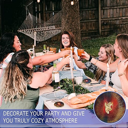 Miniatura 4 de ZQYJJ Moldes de posavasos para fundición de resina paquete de 4 moldes de geoda grandes de silicona para arte de resina epoxi moldes de silicona