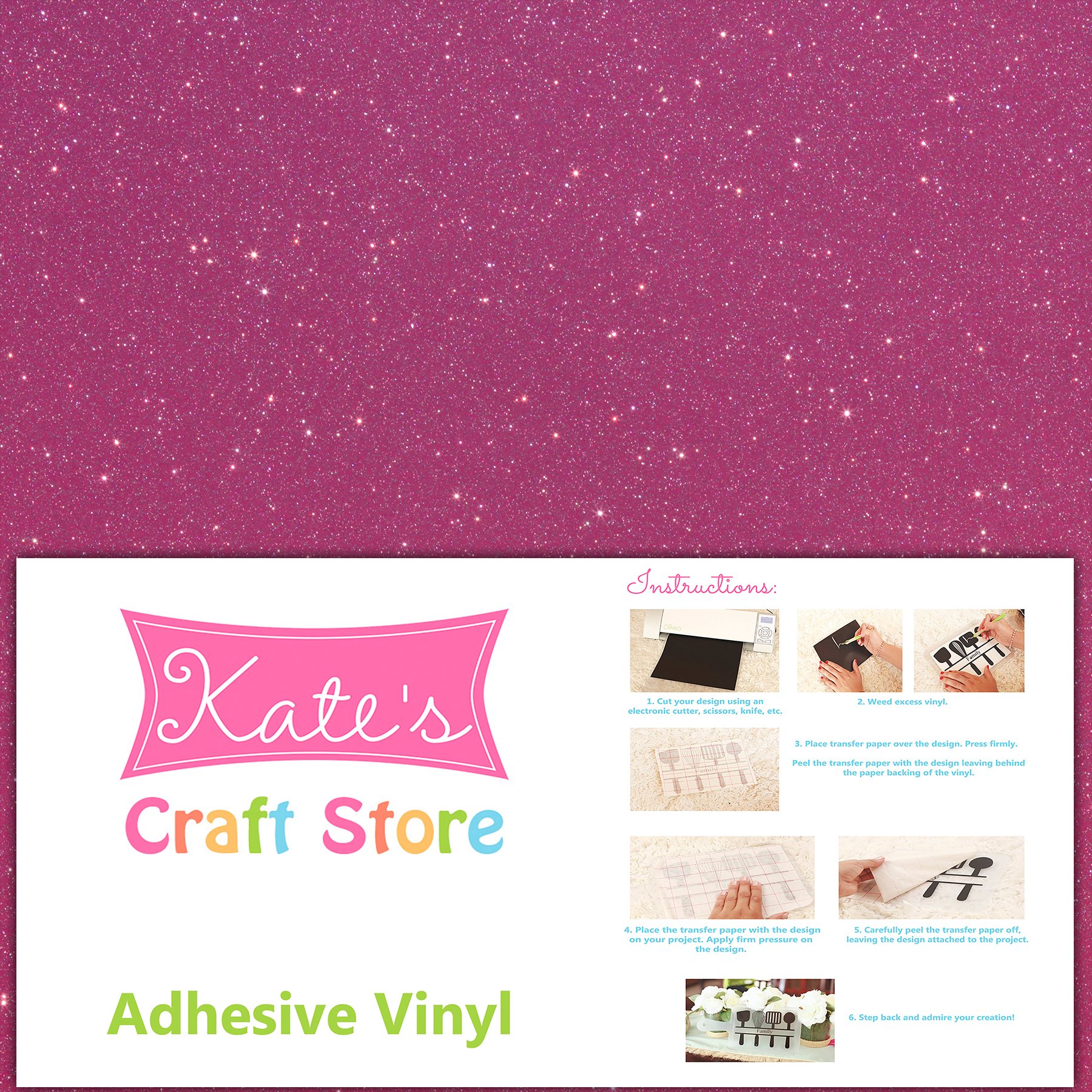 Ultra Glitter Permanent Vinyl 12