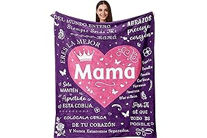 Cozy and Personalized Blanket: A Cherished Gift for Mom in Spanish