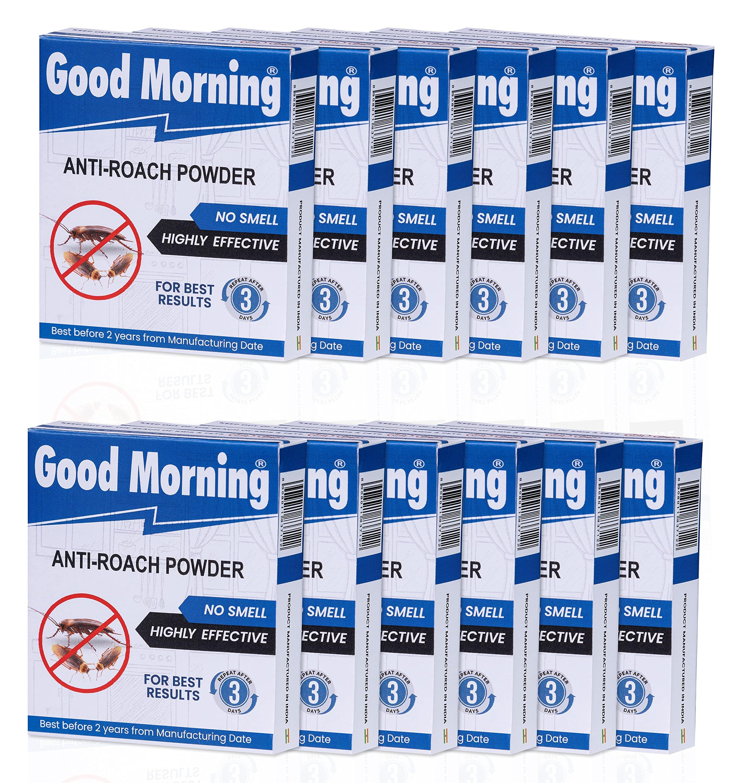 Good Morning Cockroach Killer Spray Powder (Pack of 12) (B0C4P1ZZNB) Amazon Price History, Amazon Price Tracker