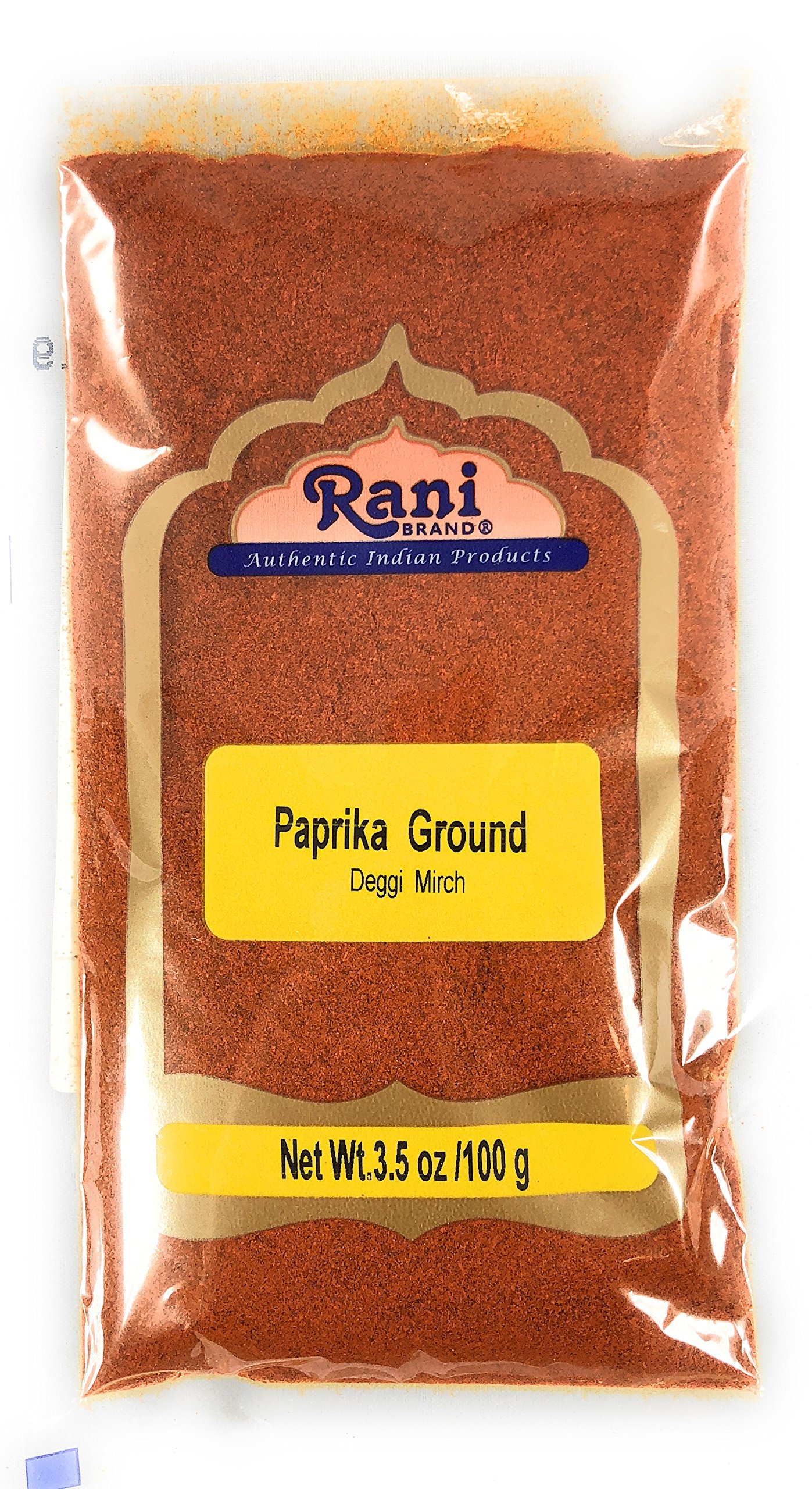 Rani Paprika (Deggi Mirch, Low Heat) Spice Powder, Ground 3.5oz (100g) ~ All Natural, Salt-Free | Vegan | No Colors | Gluten Friendly | NON-GMO | Indian Origin