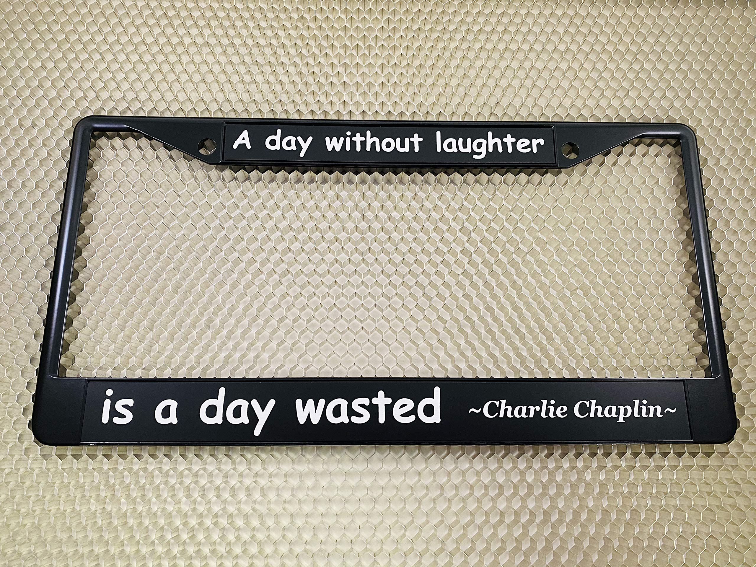 Custom Personalized Metal Laser Engraved Car License Plate Frame with Free caps - Picture 8 of 132