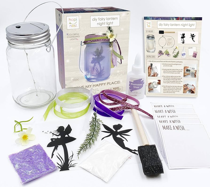 Hapinest DIY Fairy Lantern Night Light Kit, Fairy Lantern