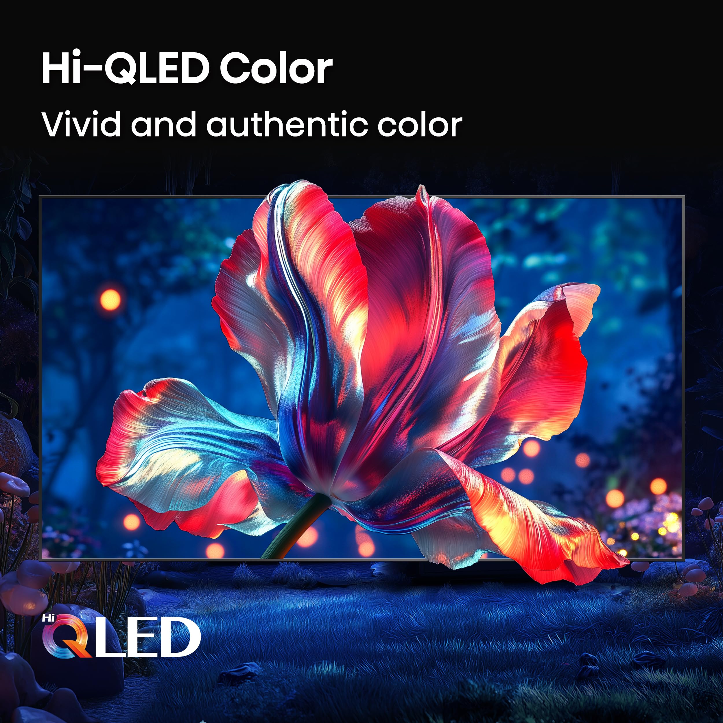 Hisense 65" E6 Cinema Series QLED 4K UHD Smart Fire TV (65E6QF, 2025 Model) - QLED, AI Light Sensor, Dolby Vision · Atmos, Voice Remote with Alexa, Motion Rate 120, HDR 10+ Adaptive, Game Mode Plus