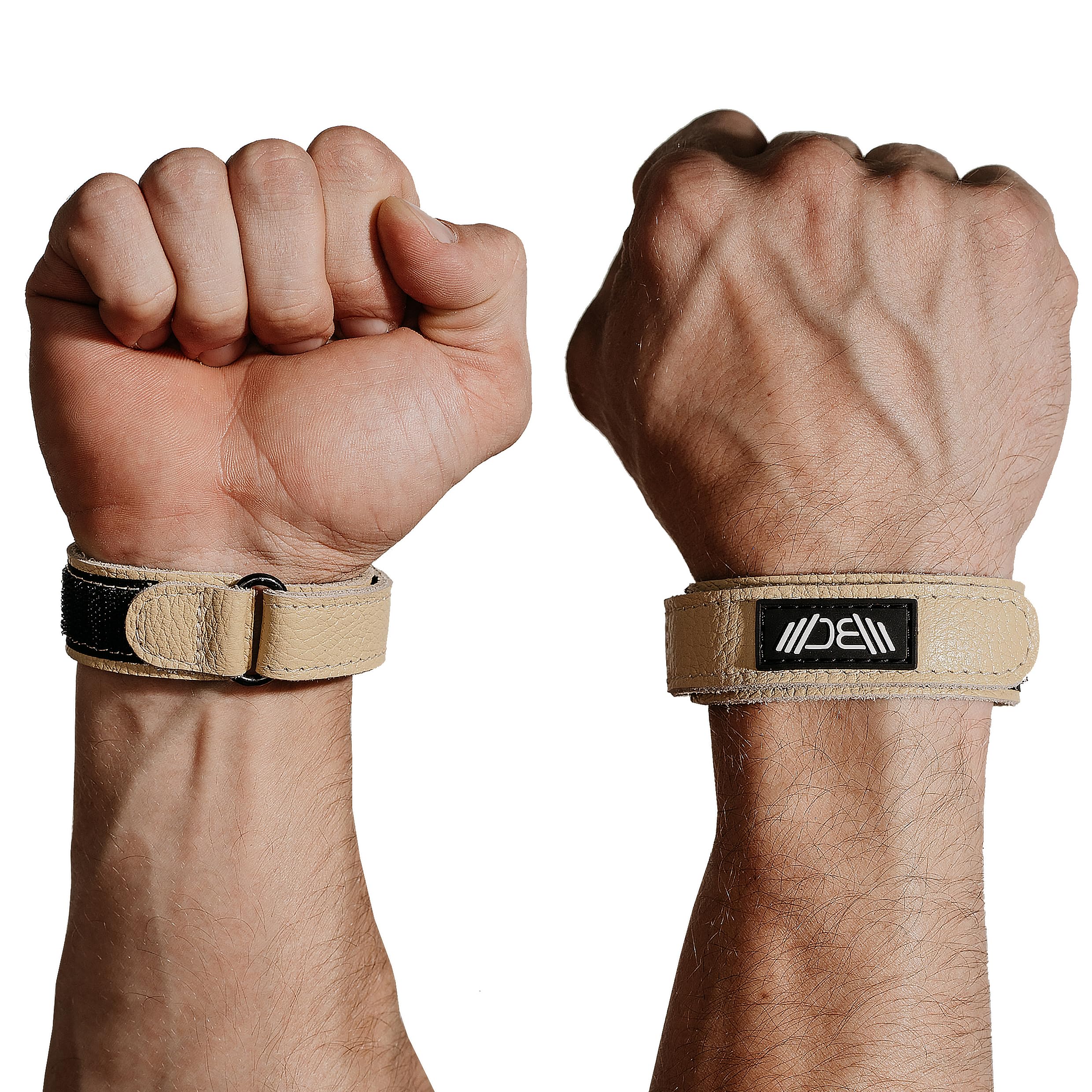 WARM BODY COLD MIND Premium Leather Wrist Wraps for Cross Training, Olympic Weightlifting, Powerlifting, Bodybuilding, Deadlift, Strength Training and Wrist Support 2.0