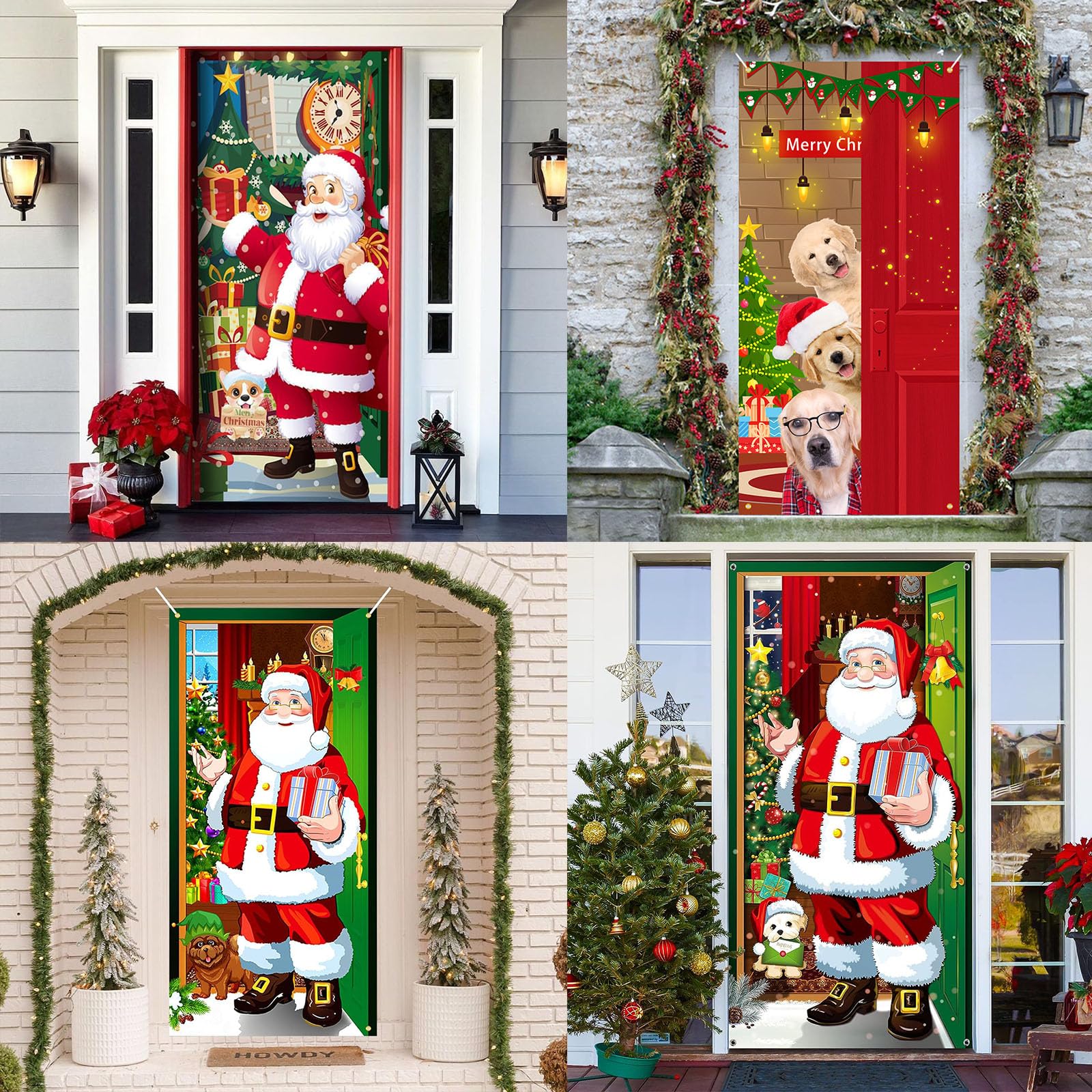 FCSNJH 185 x 90 Weihnachtsdeko, Weihnachtsdeko Aussen, Weihnachtsdeko Amerikanisch, Weihnachten Dekoration, Weihnachtsdeko Sale, Weihnachtsdeko Tür,