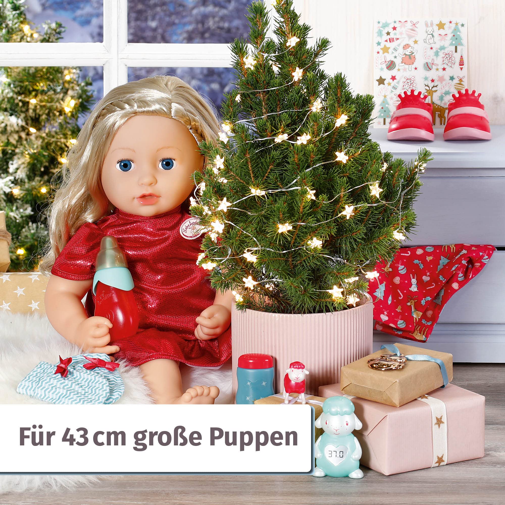 Baby Annabell Adventskalender mit 24 Überraschungen, enthält Kleidung und Accessoires für Baby Annabell, 705445 Zapf Creation