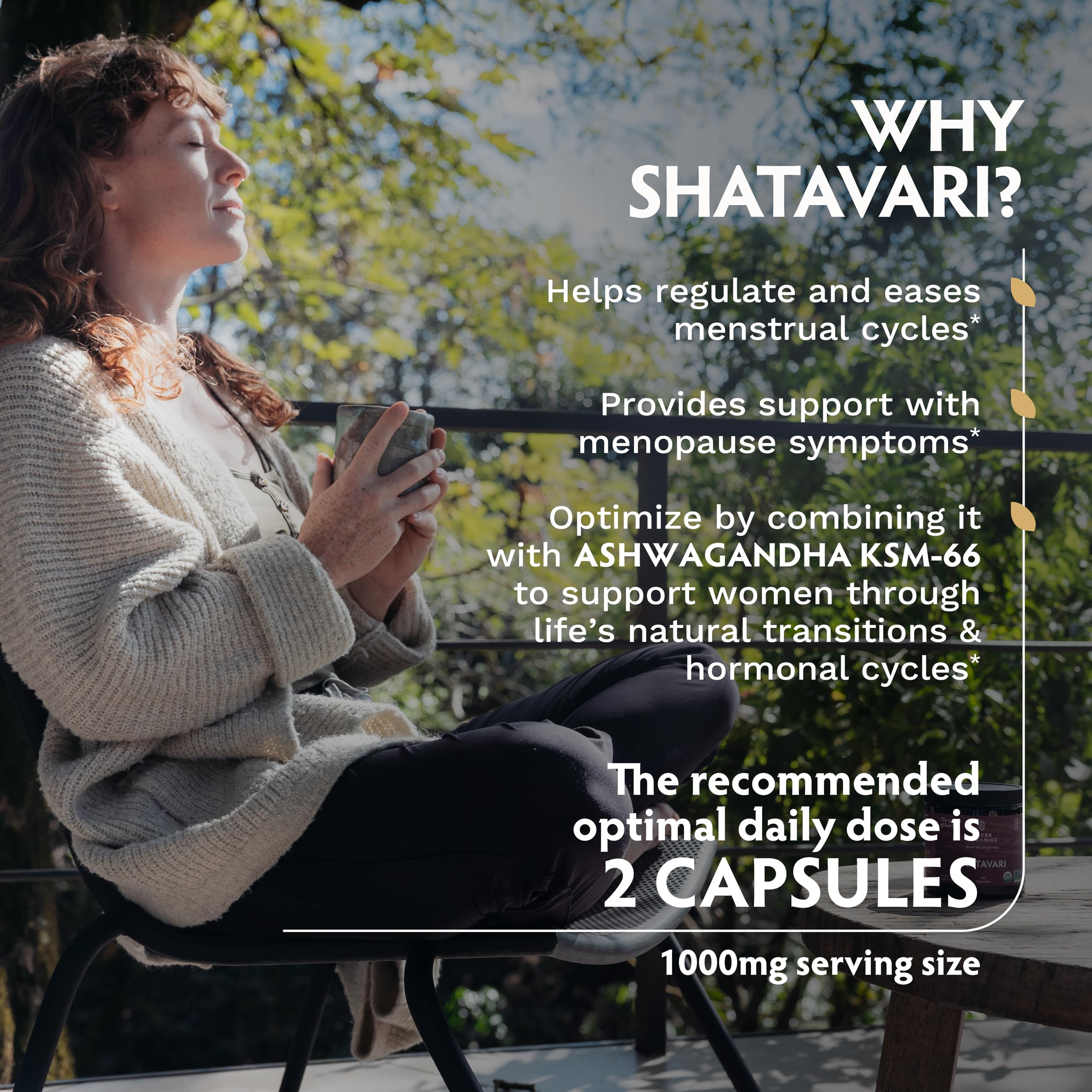TRIBE ORGANICS Shatavari Capsules for Women - Lactation Support, 120ct — Amazon image 4