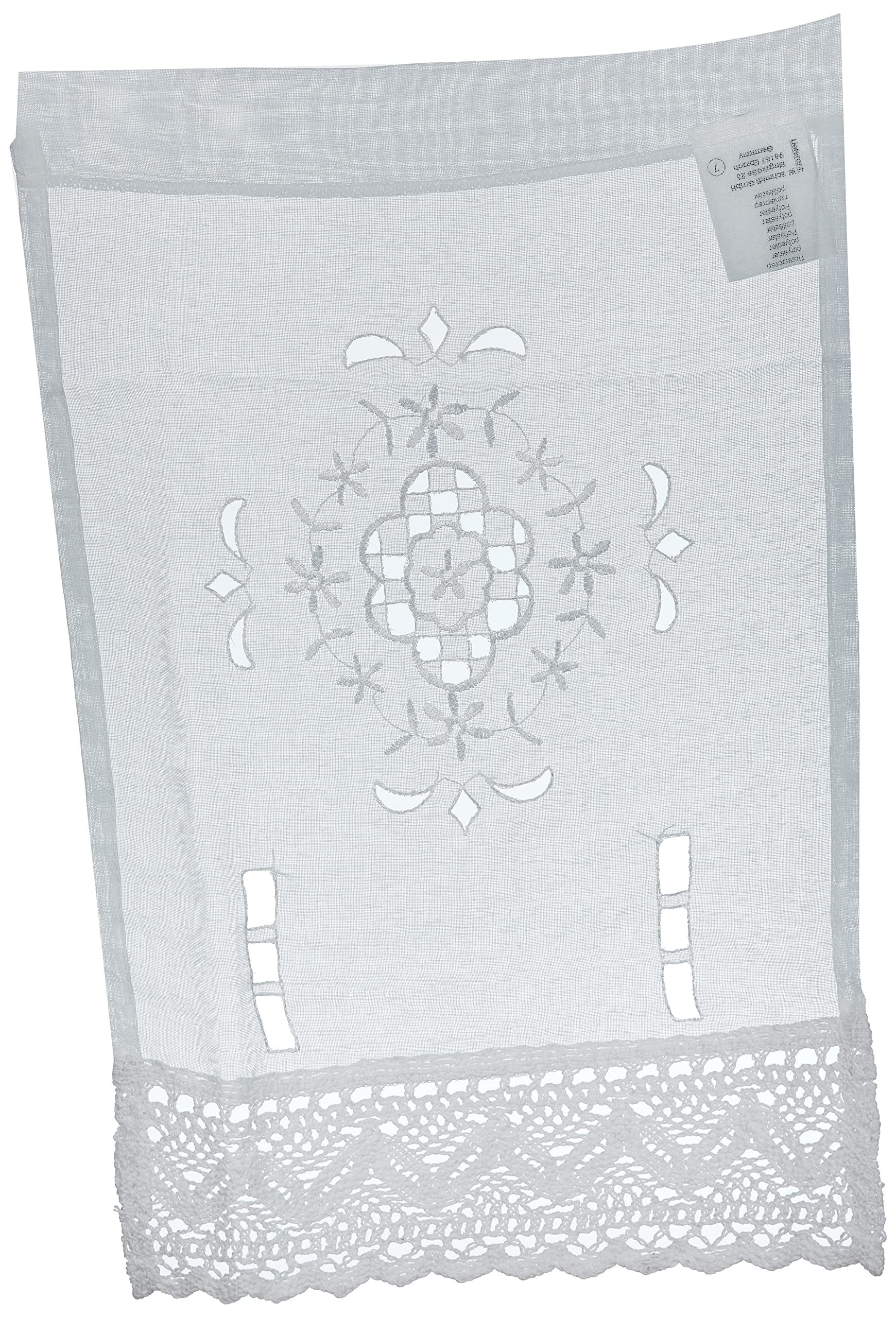 Home Fashion Graz Design - Quadro da Ricamo a Forato, 45 x 30 cm, 2 Pezzi, Colore: Bianco