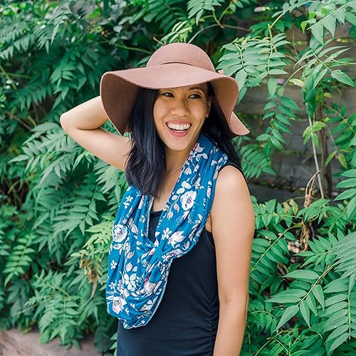 Vista 26 de Bebe au Lait Funda multiusos 5 en 1: fundas de lactancia para lactancia materna, bufanda infinita, chal de lactancia, cubierta de asiento