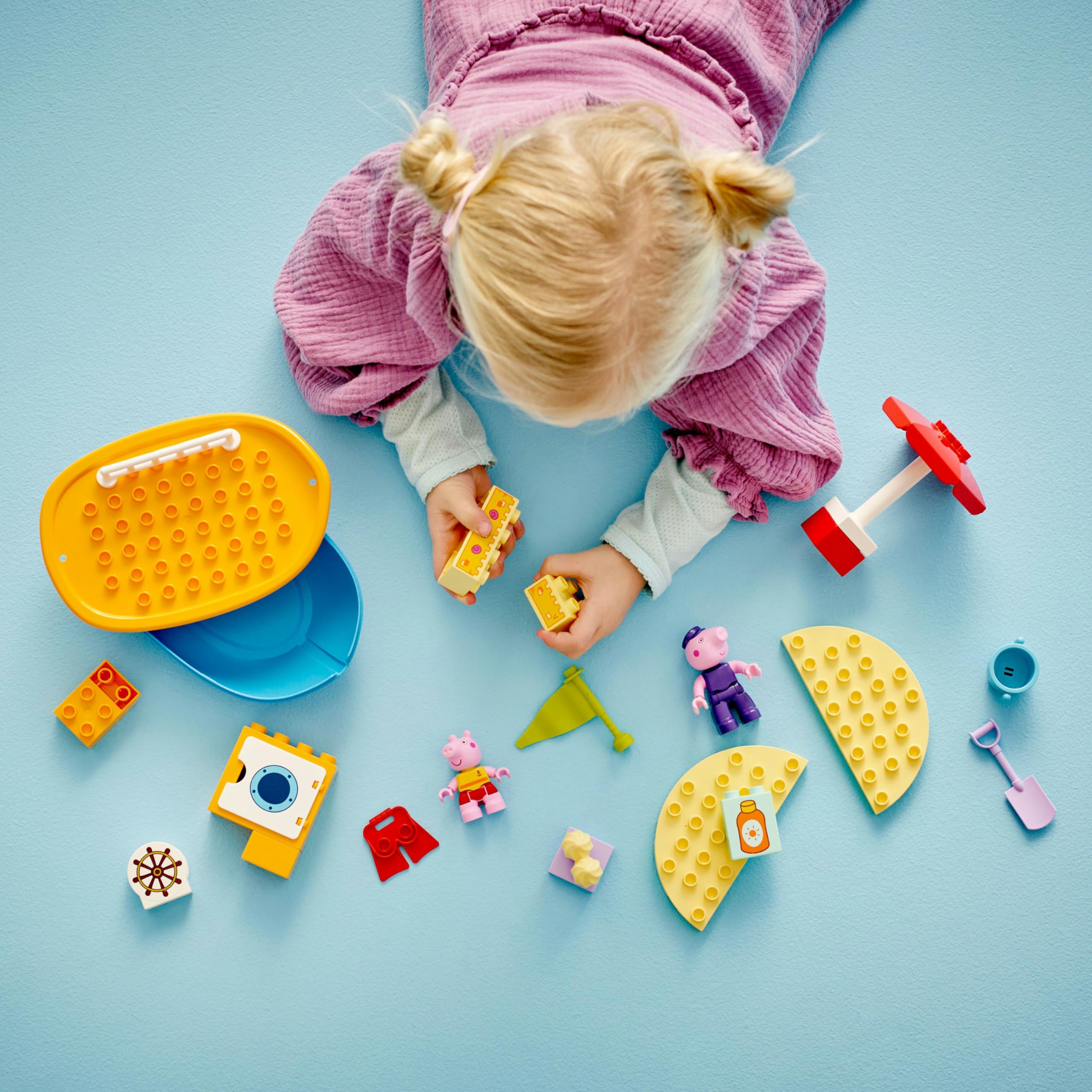 LEGO DUPLO Peppa Pig Tekne Gezisi 10432-2 Yaş ve Üzeri Çocuklar için Peppa Pig Minifigürü İçeren Eğitici Oyuncak Yapım Seti (23 Parça)