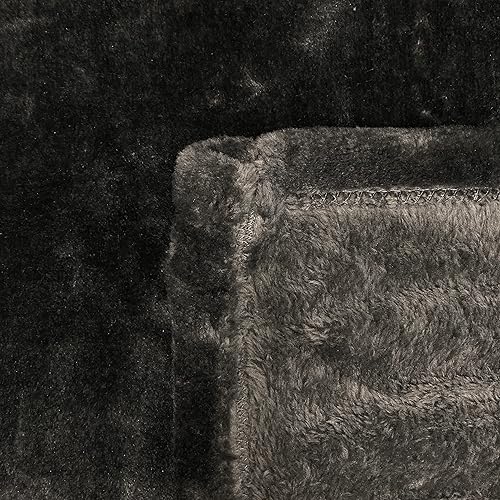 Miniatura 3 de Manta de forro polar, tamaño individual, extra cálida, gruesa, suave, cálida, acogedora, de lujo, una capa de felpa de 500GSM para todas las