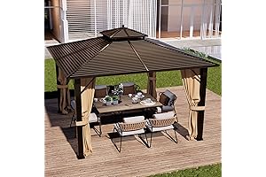 Gazebest 12'x12' Hardwood Permanent Gazebo