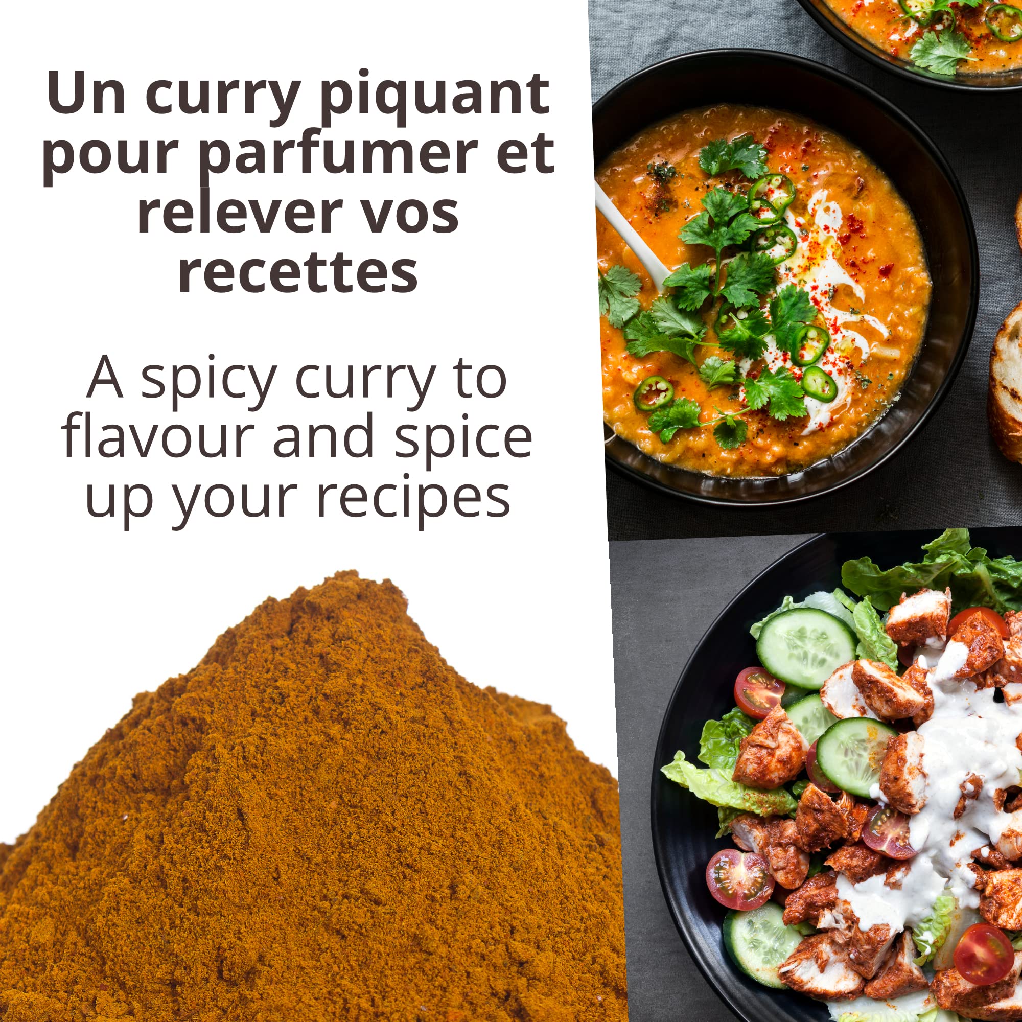 KHLA - Curry rojo en polvo - de producción ecológica - Bolsa de 180g