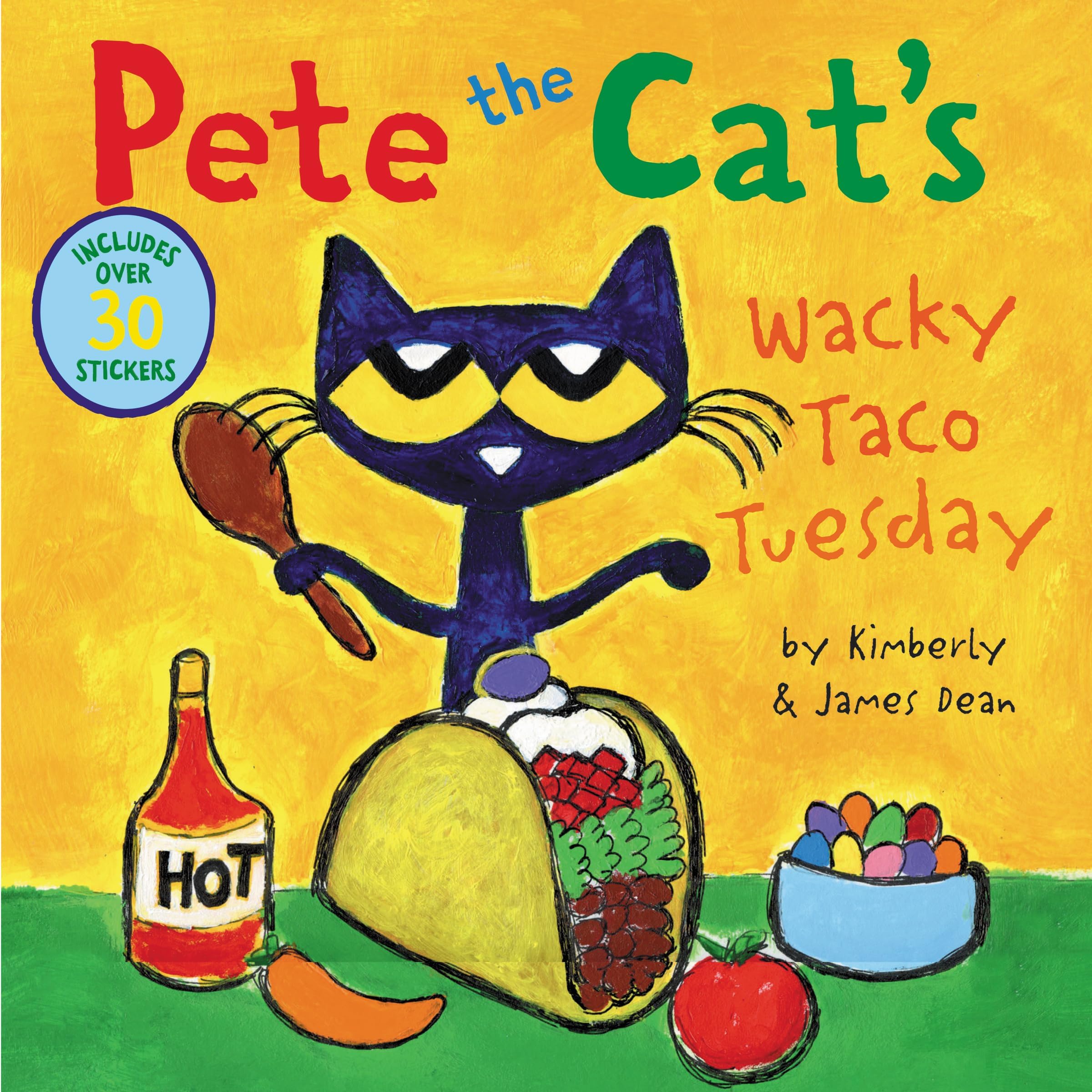 Pete the Cat’s Wacky Taco Tuesday: Includes Over 30 Stickers!