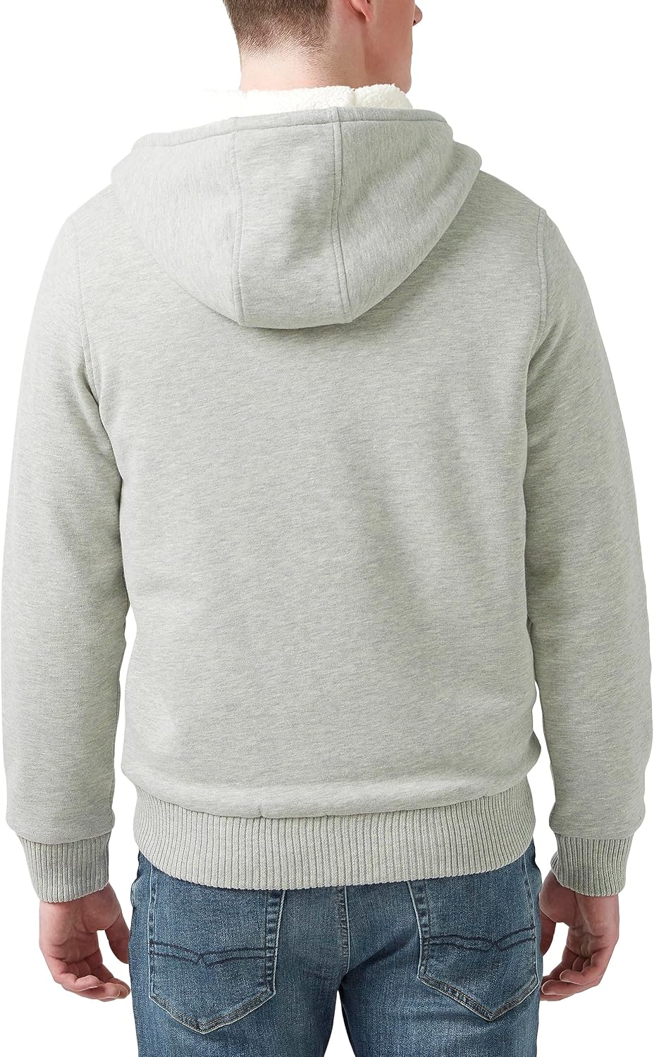 Buffalo David Bitton Men's Long Sleeve Sherpa Fleece Zip Up