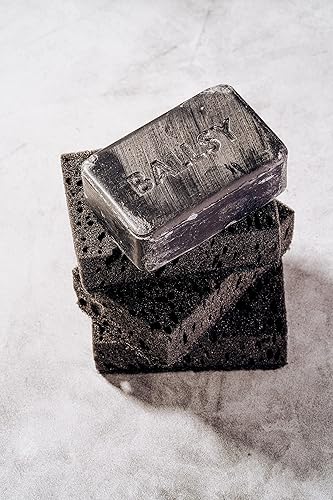 Miniatura 5 de Ballsy Barra de carbón activado con jabón, aceites esenciales y extractos de plantas, 0.5 libras