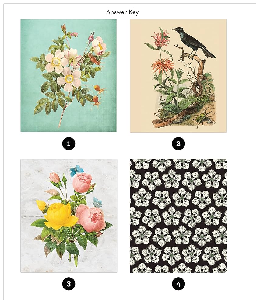 洋書 FUZZ,ACID AND FLOWERS Cobble Hill 80042 Pink Flowers Puzzles, Jigsaw Puzzles