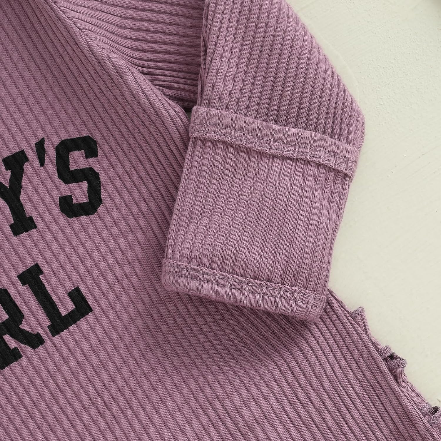 Newborn Baby Girl Winter Clothes Ruffle Ribbed Knit Romper One Piece Long Sleeve Jumpsuit Cute Coming Home Outfit - Image 6