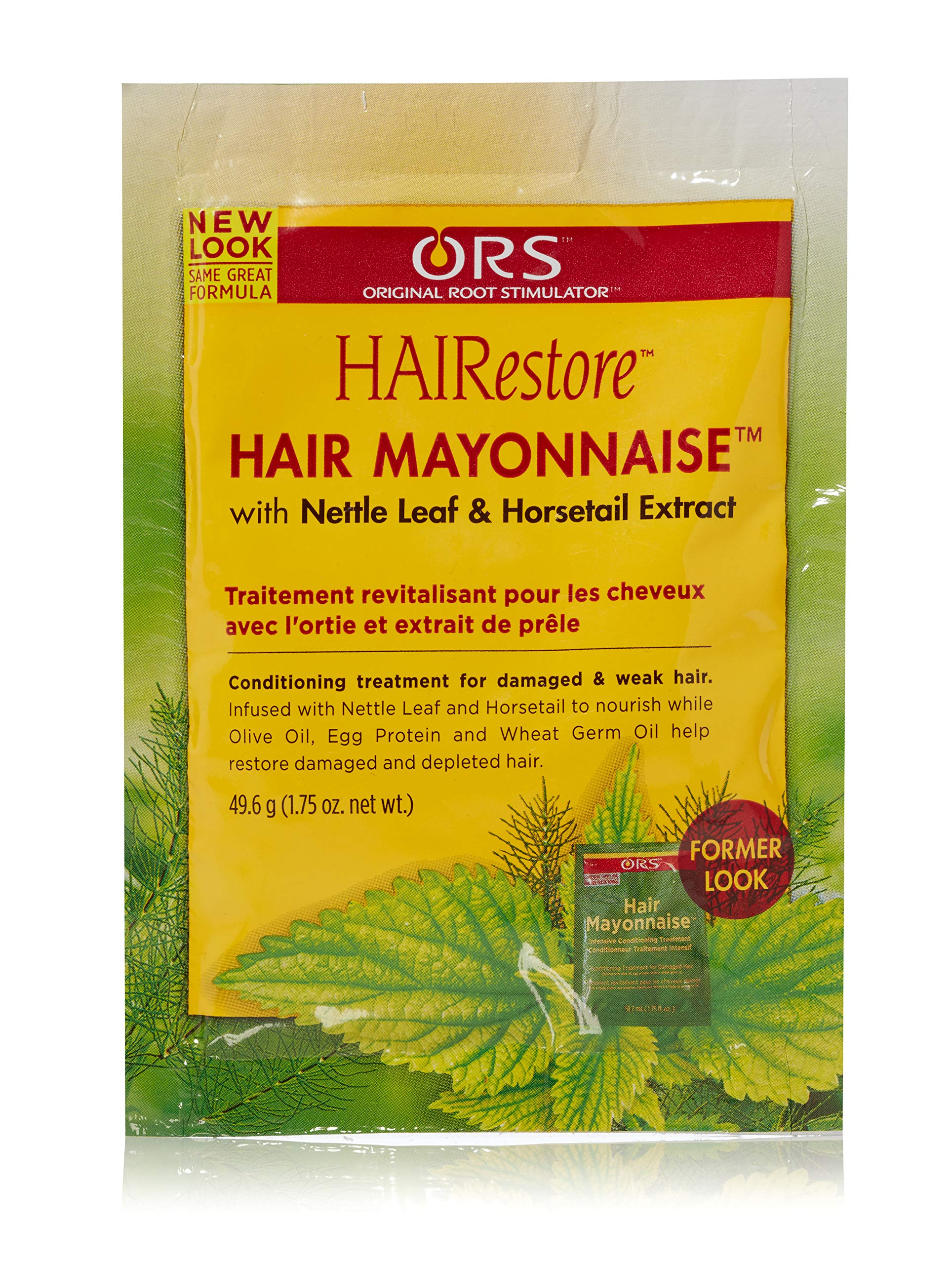 Organic Root Stimulator Hair Mayonnaise Intensive Conditioning Treatment 1.75 oz (Pack of 2)