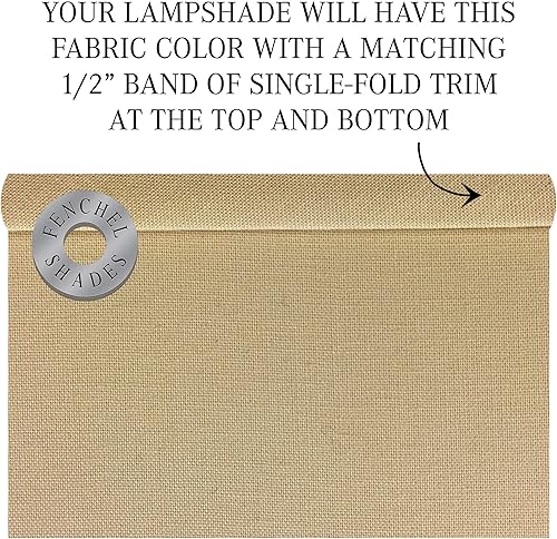 Miniatura 5 de FenchelShades.com Pantalla de lámpara de 5 pulgadas de diámetro superior x 10 pulgadas, diámetro inferior 7 pulgadas de altura inclinada con