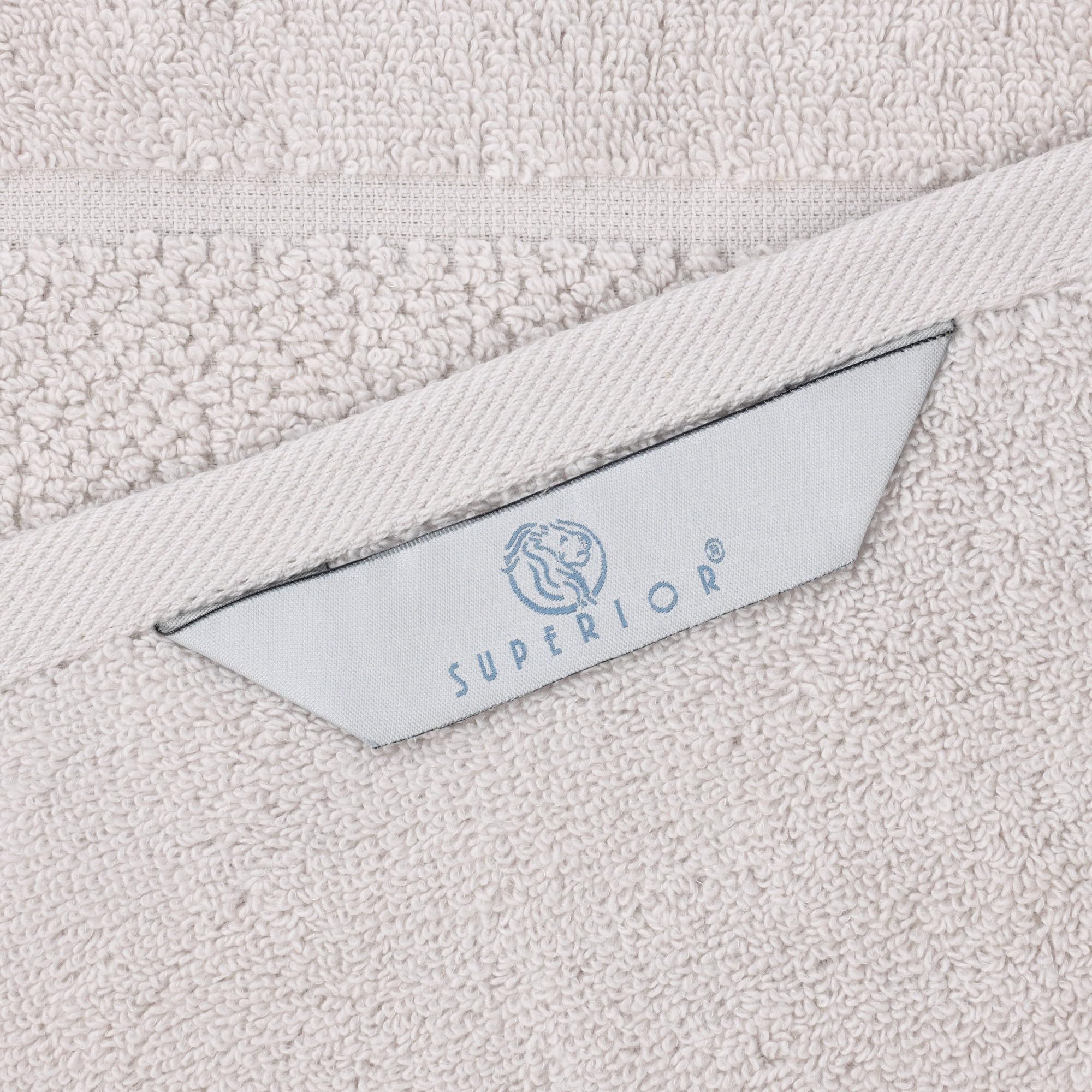 Superior Mile Smart Twist - Toallas pequeñas de algodón de peso medio, para cocina, baño, ducha, spa, felpa, secado rápido, esenciales ultrasuaves, detalle de borde, toallas faciales, juego de 12,