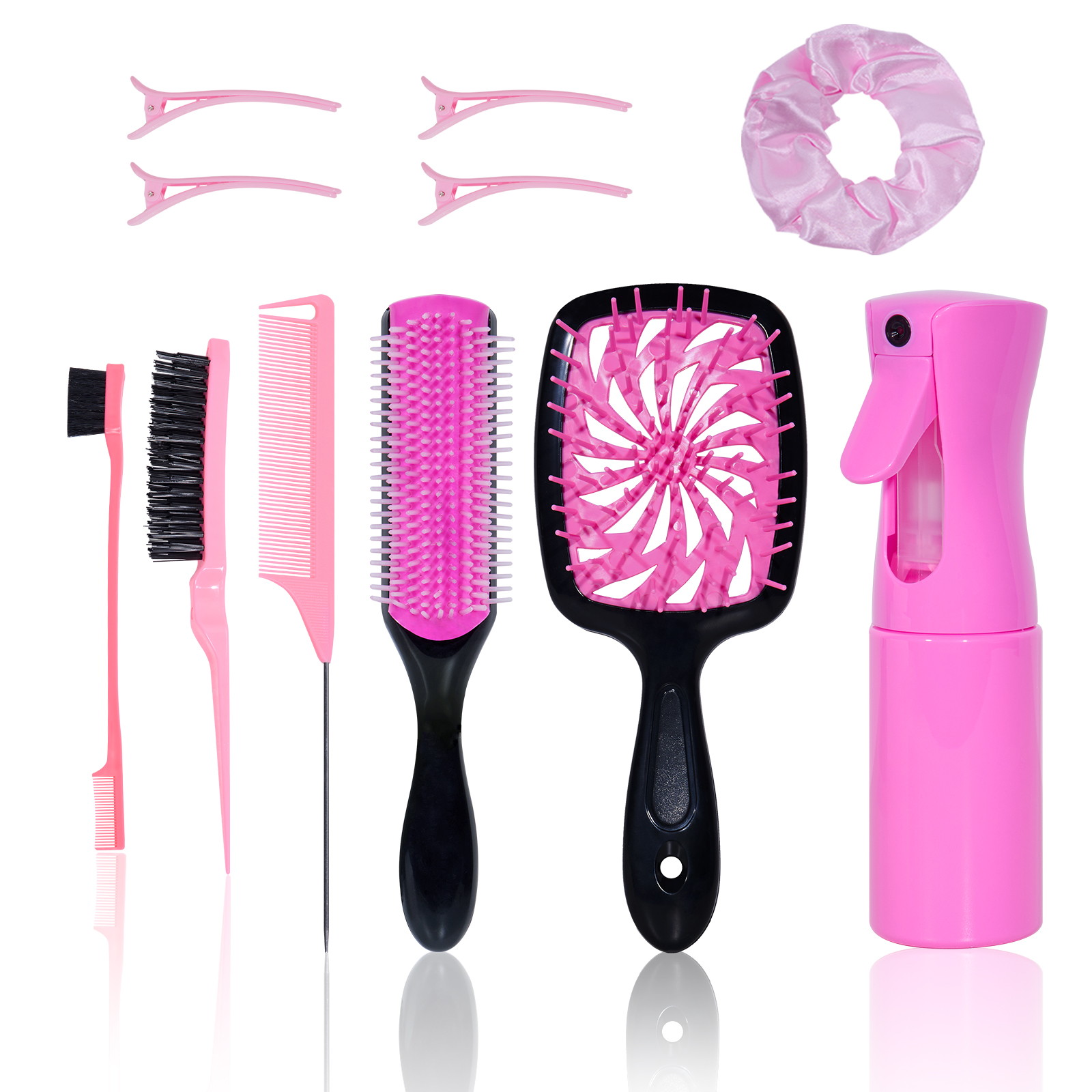 Amazon.com : 11 Pcs Hair Brush Set, Detangle Hair Brush And Spray