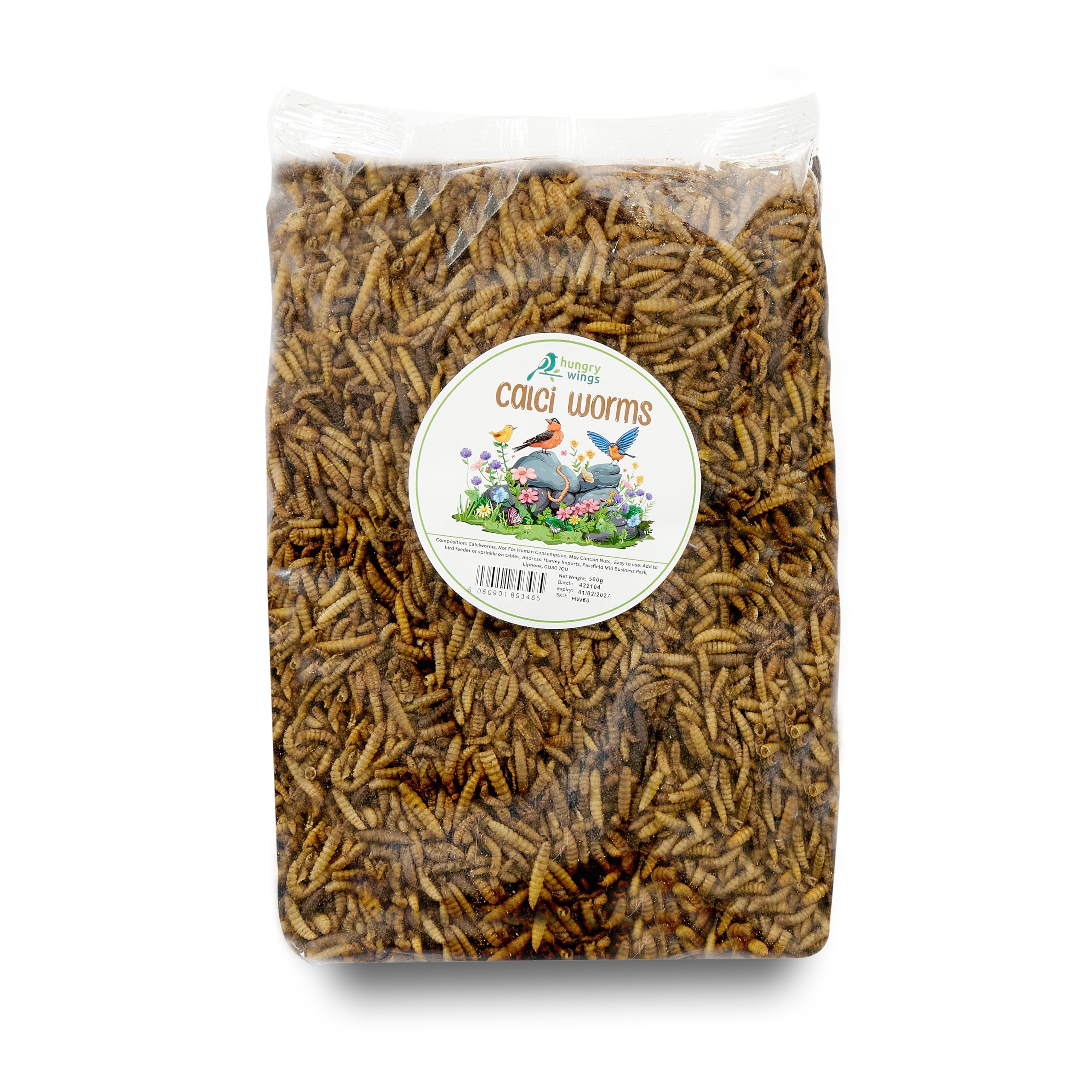 Wild Bird Food (500g, Calci Worms)