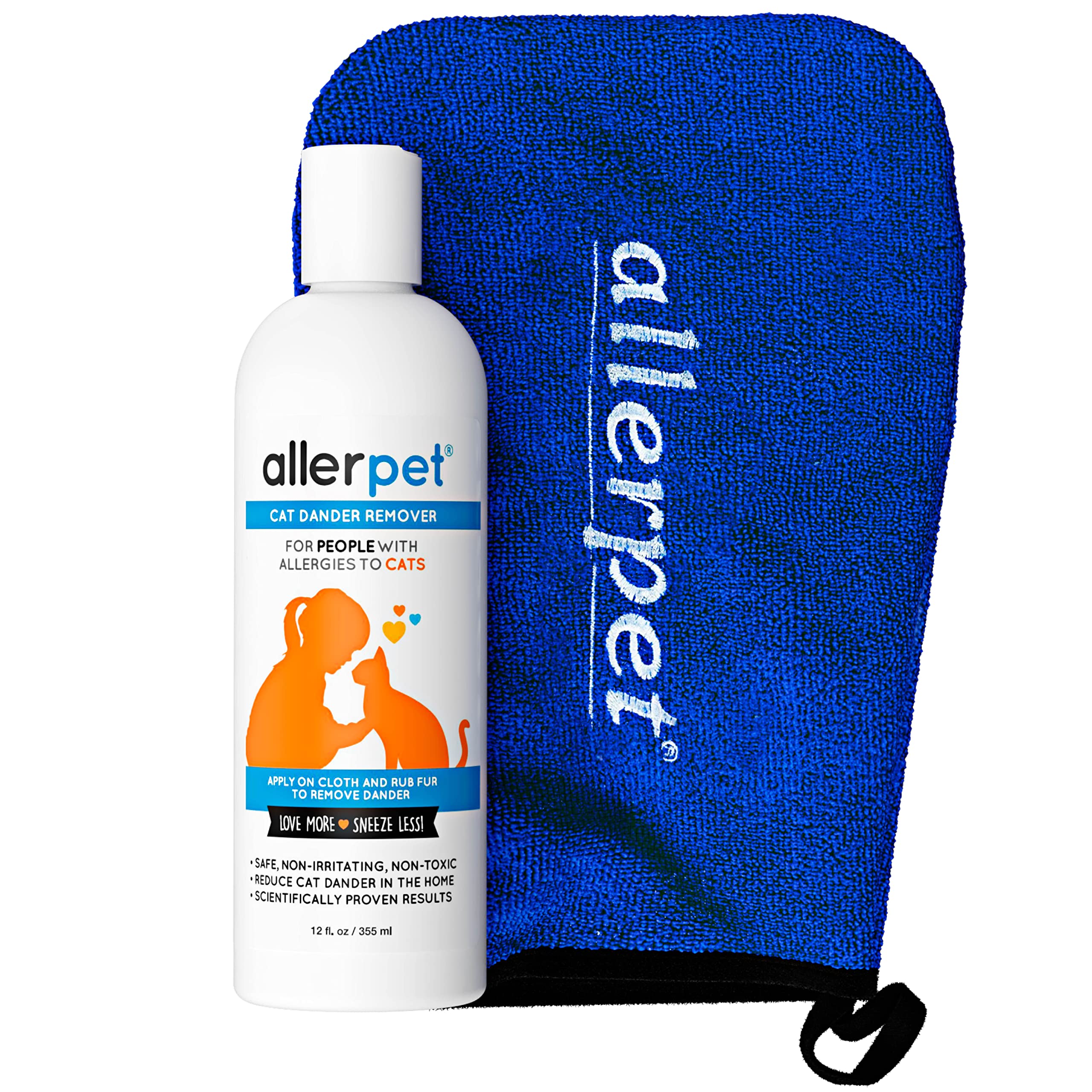 Buy Allerpet Cat Dander Remover w/Free Applicator Mitt Effective Cat