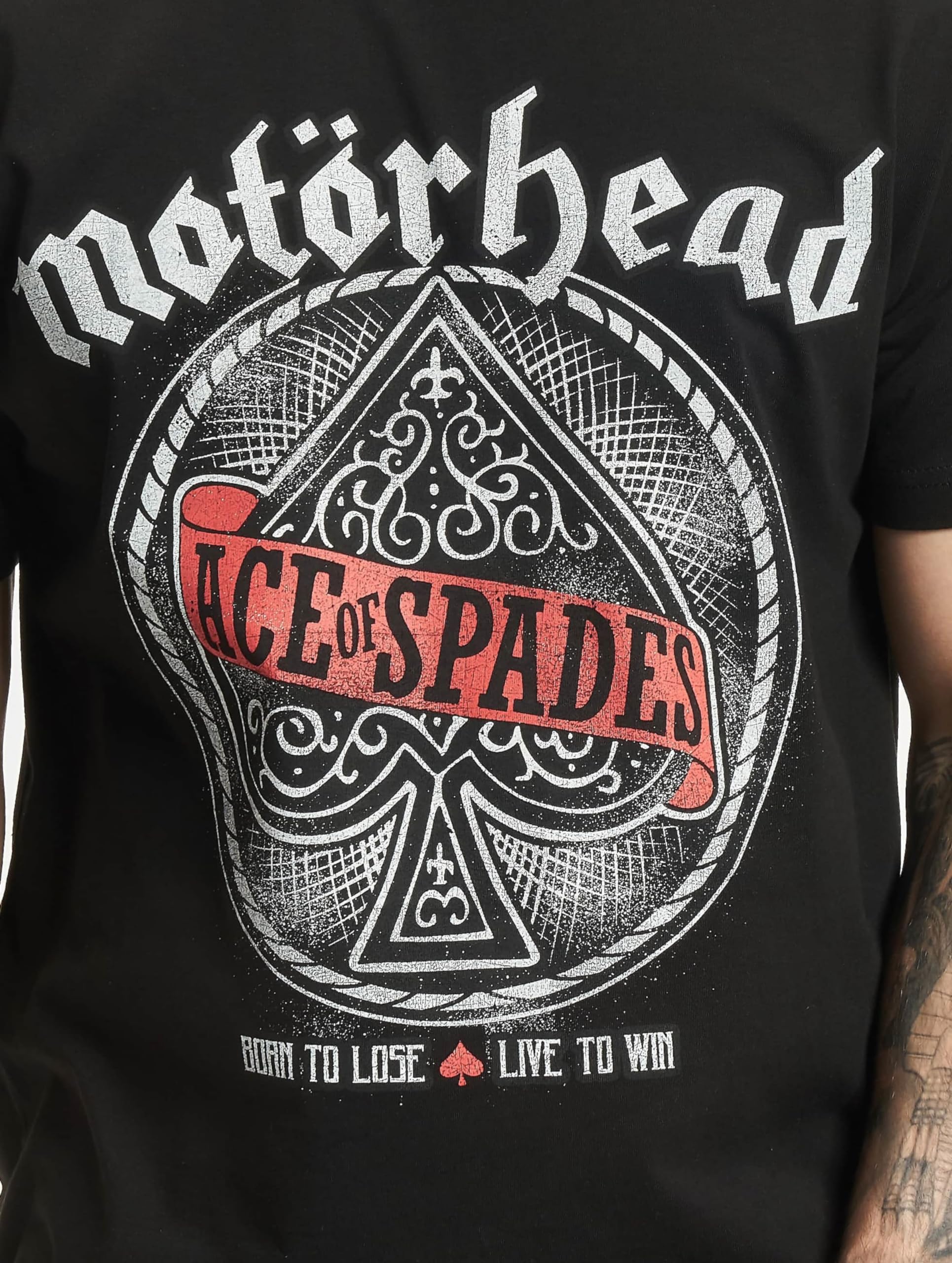 Brandit Motörhead T-Shirt Ace of Spade T-Shirt Uomo (Pacco da 1)