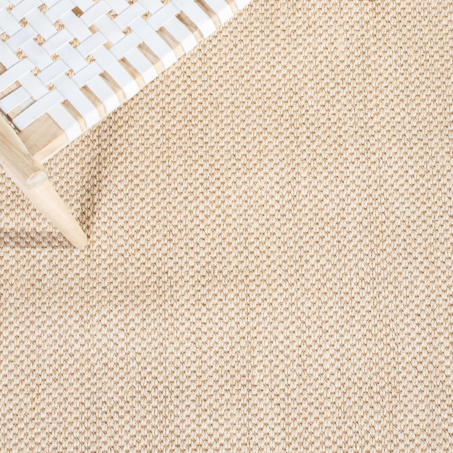 SAFAVIEH Area Rug 2x3 - Natural Fiber Collection - Maize & Grey, Sisal, Woven Design with Border (NF141G)