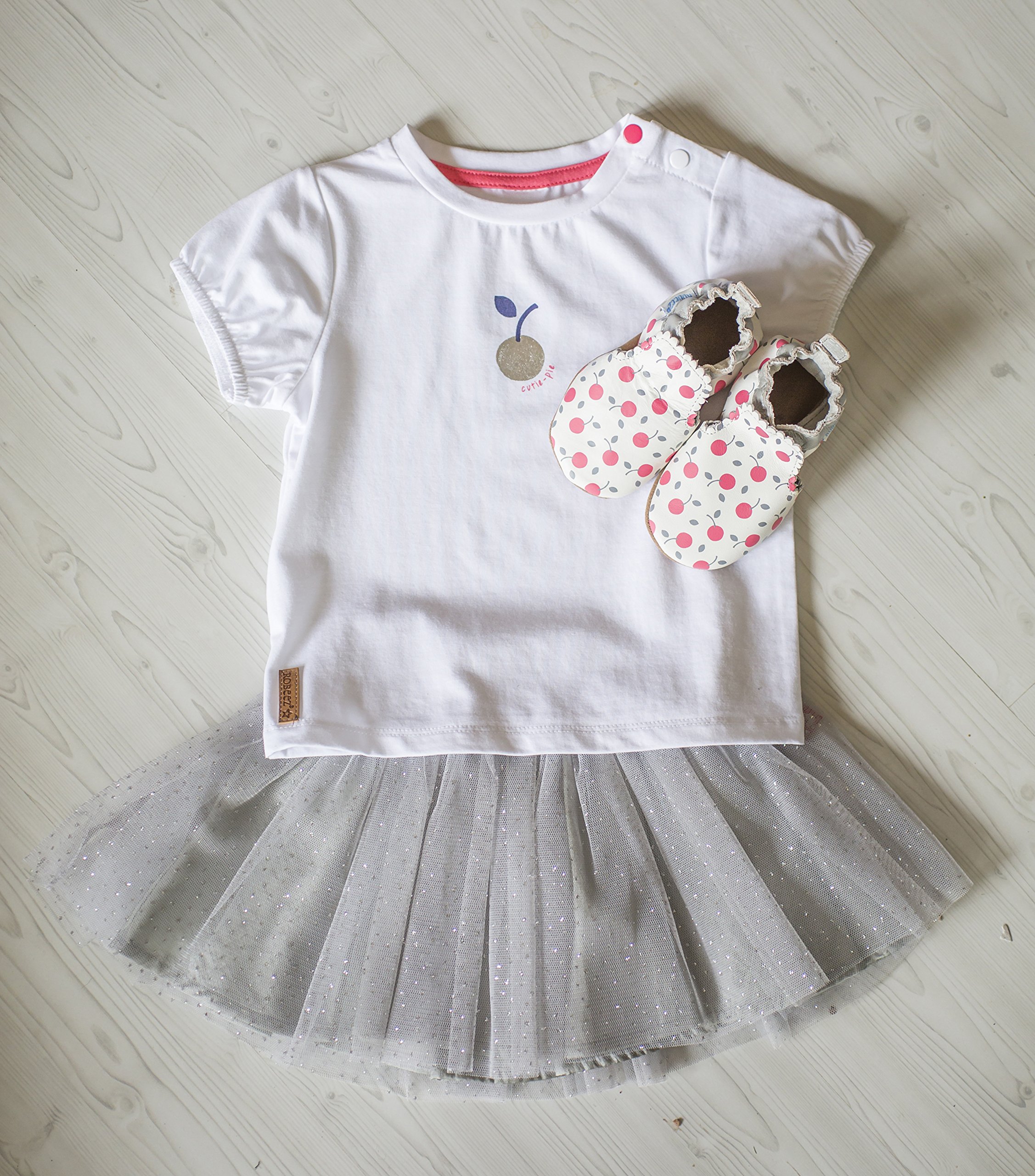 Robeez baby-girls Shirt, Pink/Bright/Fuchsia, 9 Months