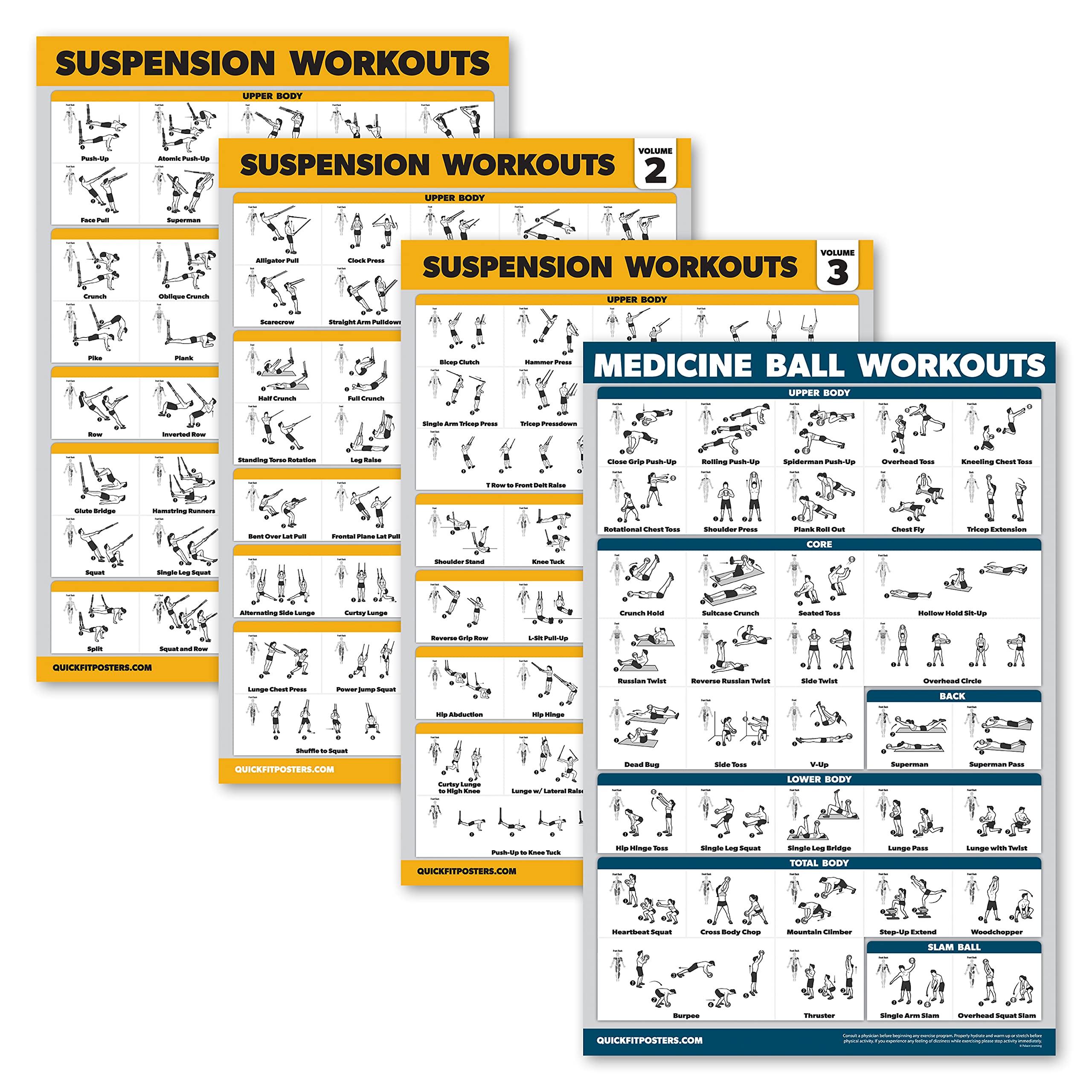 Buy Palace Learning 4 Pack Suspension Workout s Volume 1, 2 & 3