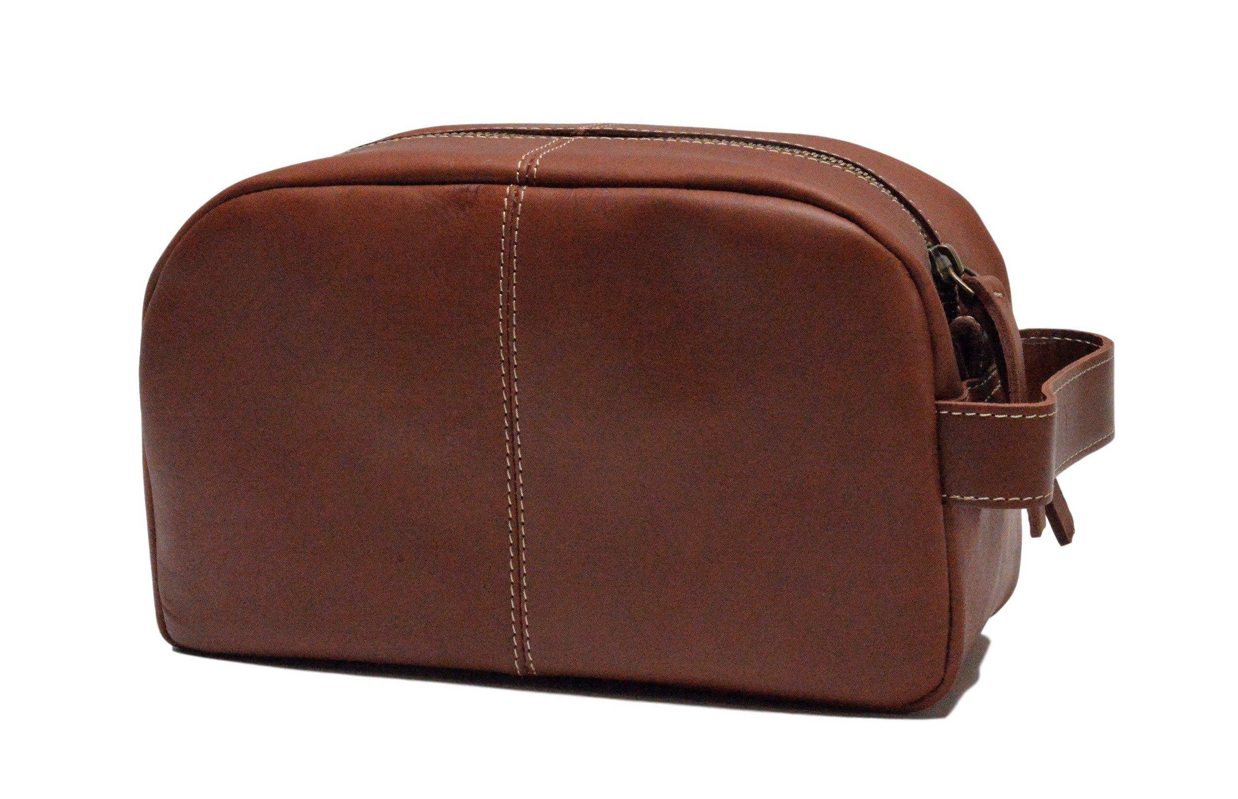 Timberland Herren Kulturtasche aus Leder - Braun - Einheitsgröße