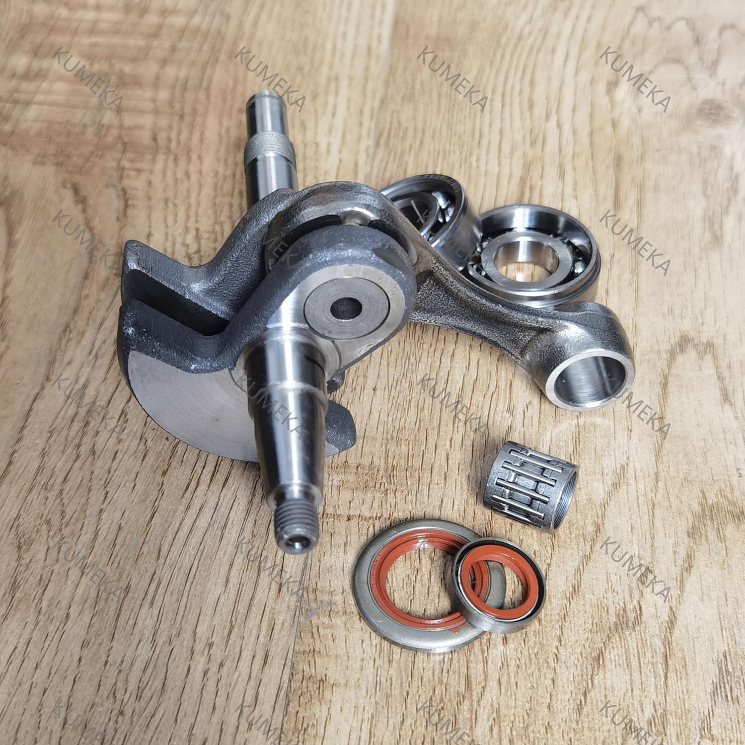 MS440 Crankshaft with Bearings and Oil seal Pin Bearing Assembly Fits Stih-l 044 MS440 Chainsaw Accessories