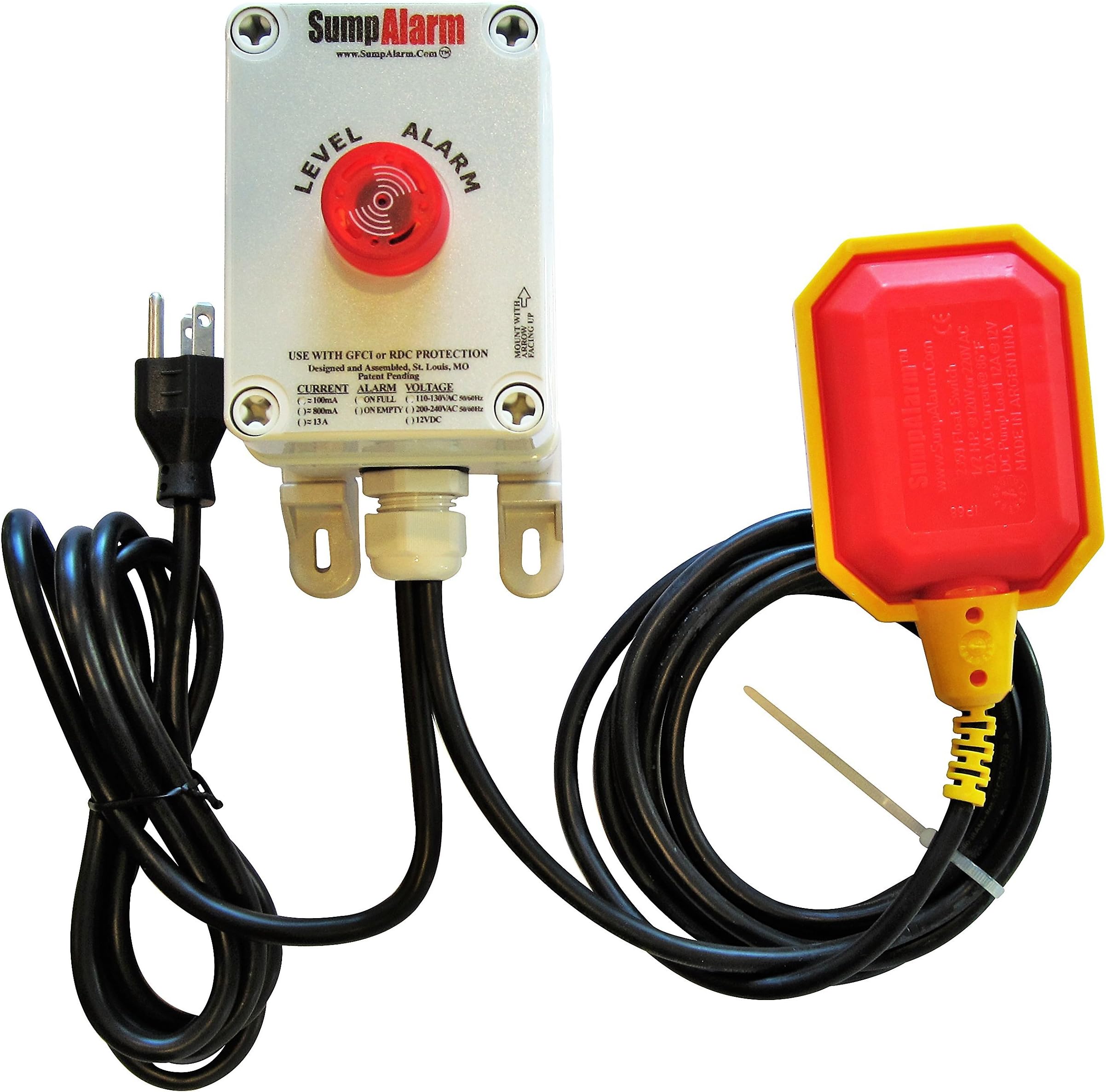 Septic Pump Alarm, Zuomeng High Water Alarm for Sump Pump Features a