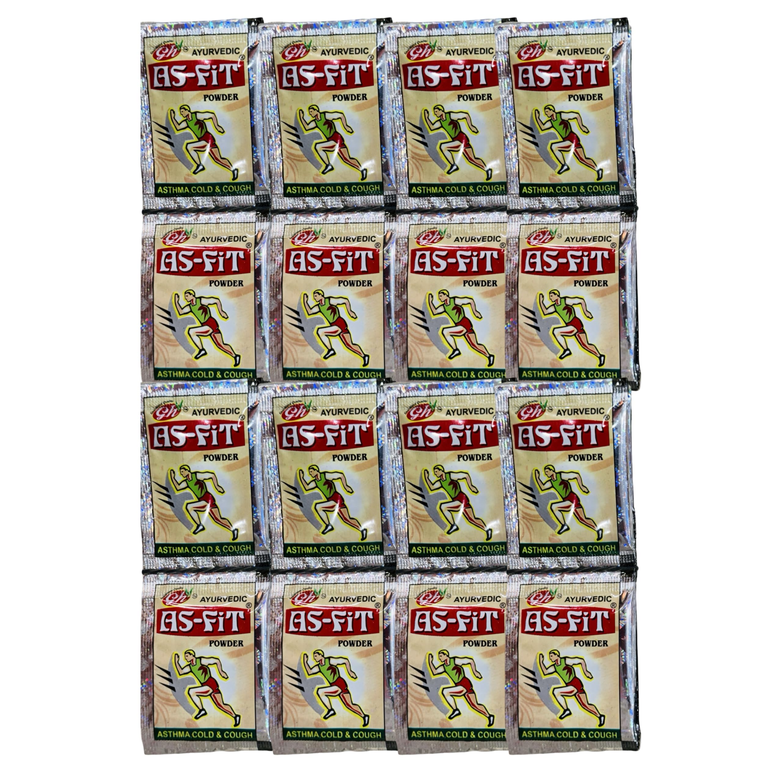 GH Ayurvedic As-Fit Powder for Cough & Cold, 112 Sachets-image-2