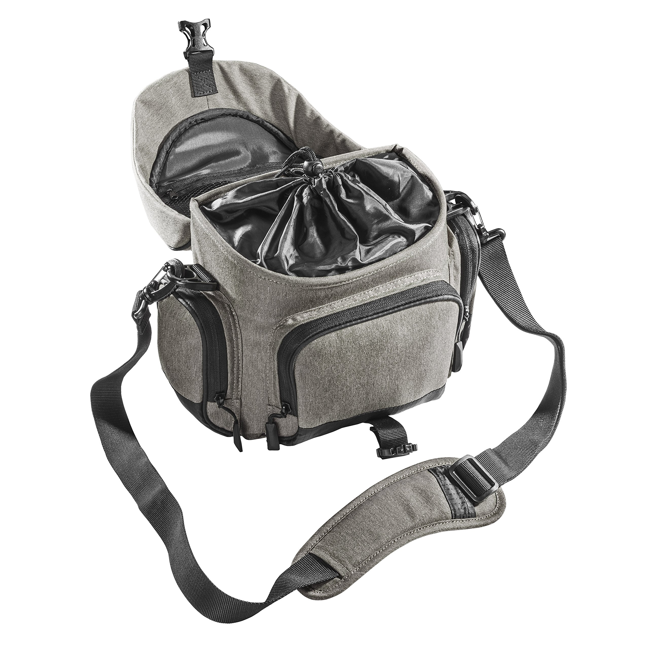 Mantona Premium Sac à Dos pour Appareil Photo, rembourré, pour Appareil Photo DSLR et Accessoires, Appareil Photo Hybride, Appareil Photo DSLM, Objectif supplémentaire, avec Poches supplémentaires