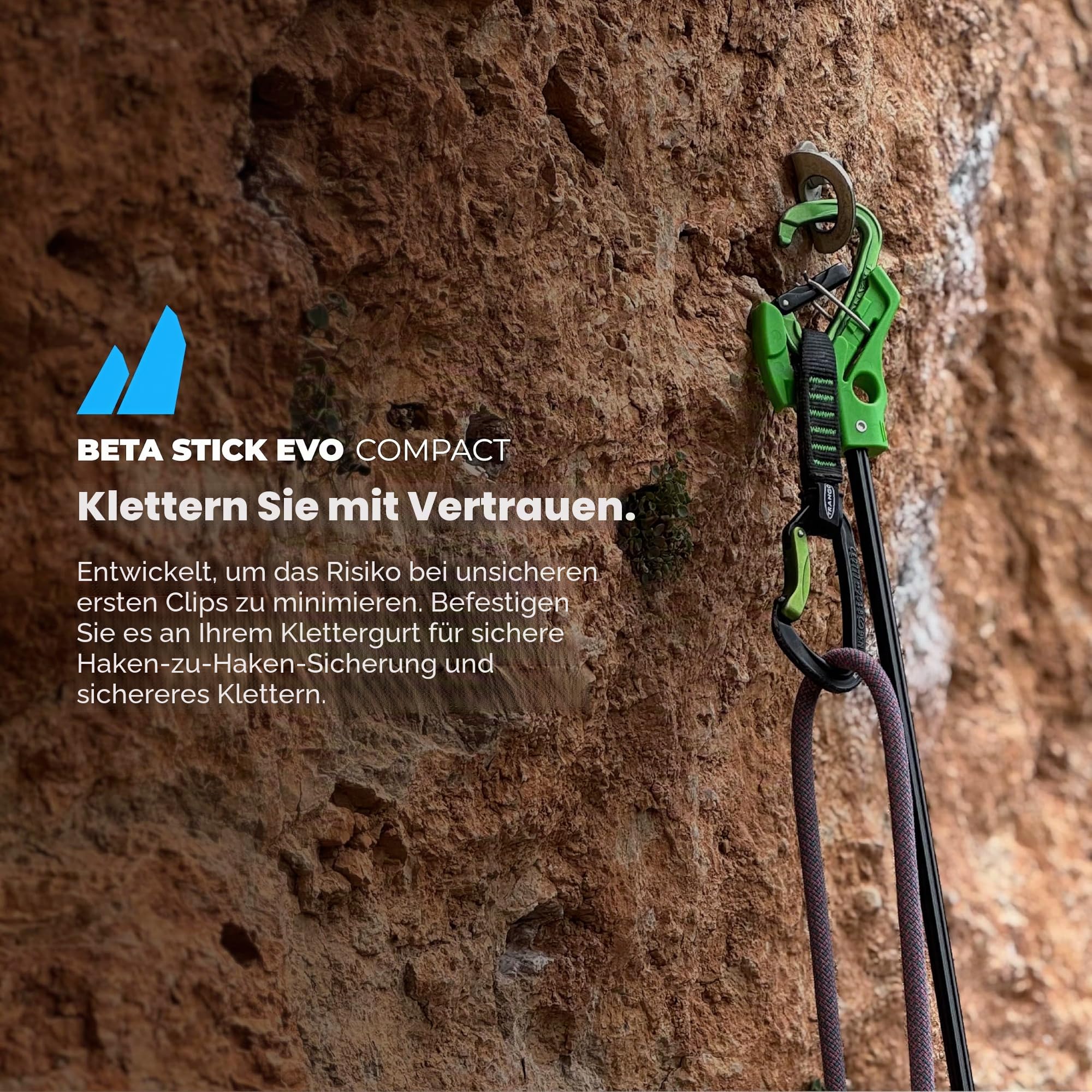 BETA Stick EVO Ultra Compact Kletterzubehör, Erwachsene, Unisex, Mehrfarbig (Mehrfarbig), Einheitsgröße