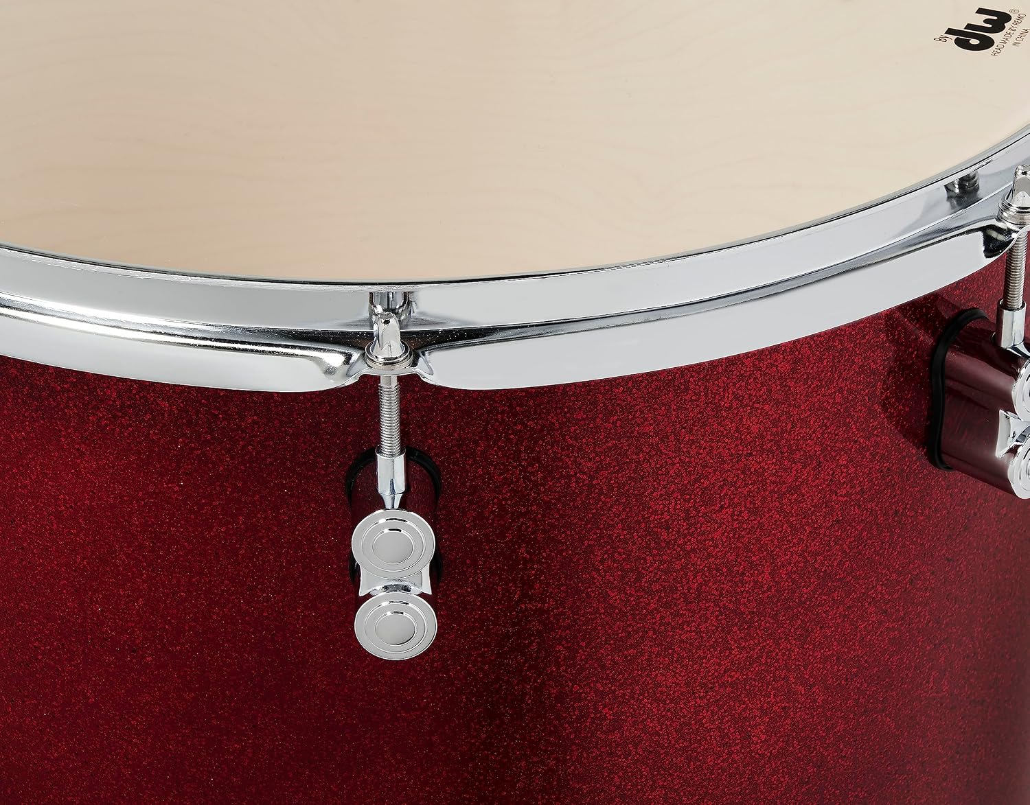 PDP Concept Maple 4-Piece Fusion Shell Pack, Red/Black Fade