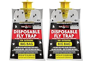 Disposable Fly Traps for Catching Flies in Outdoor